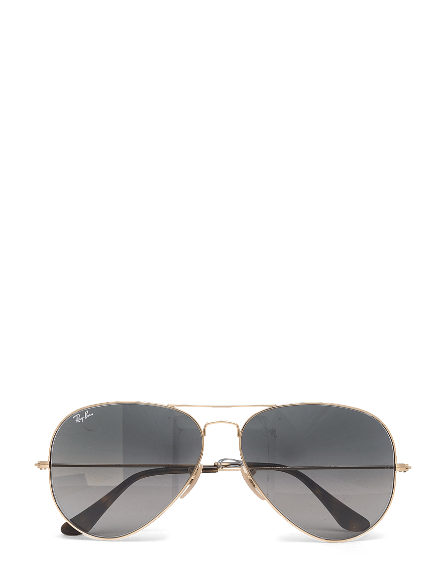 Ray-Ban - AVIATOR LARGE METAL - pilot - gold-light grey gradient dark grey - 0
