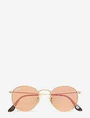 Ray-Ban - ROUND METAL - runde solbriller - shiny gold - 0