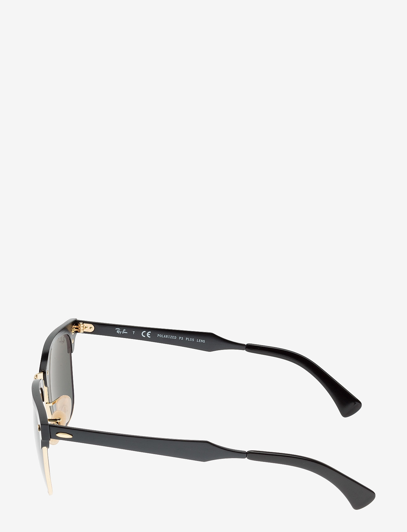 Ray-Ban - CLUBMASTER ALUMINUM - d-shaped solbriller - black/arista-polar green - 2
