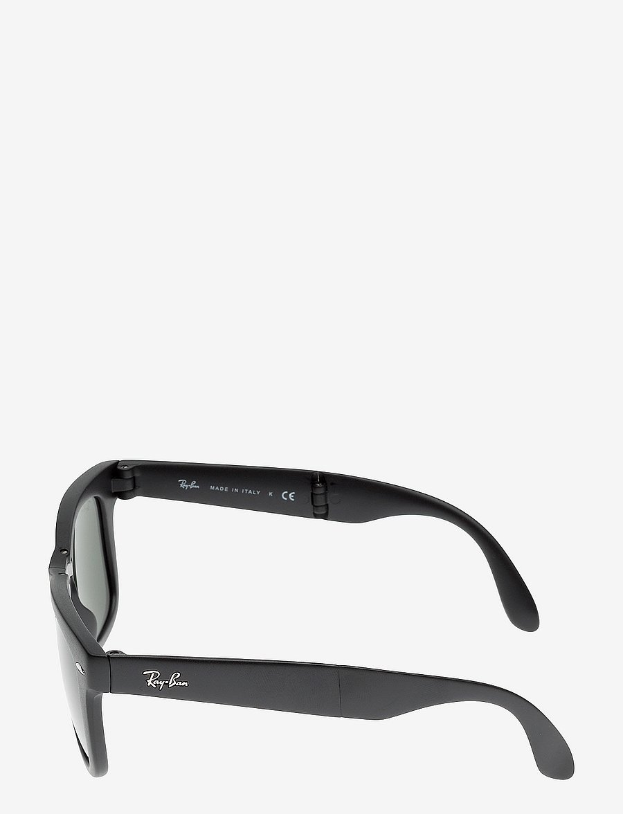 Ray-Ban - FOLDING WAYFARER - d-shaped solbriller - matte black-crystal green - 2