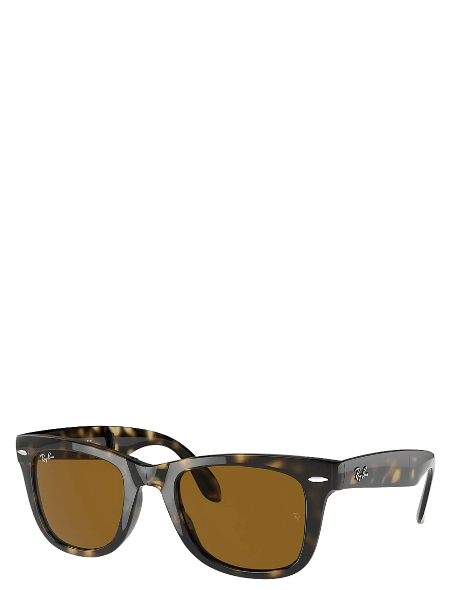 Ray-Ban - FOLDING WAYFARER - d-formade - light havana - 0