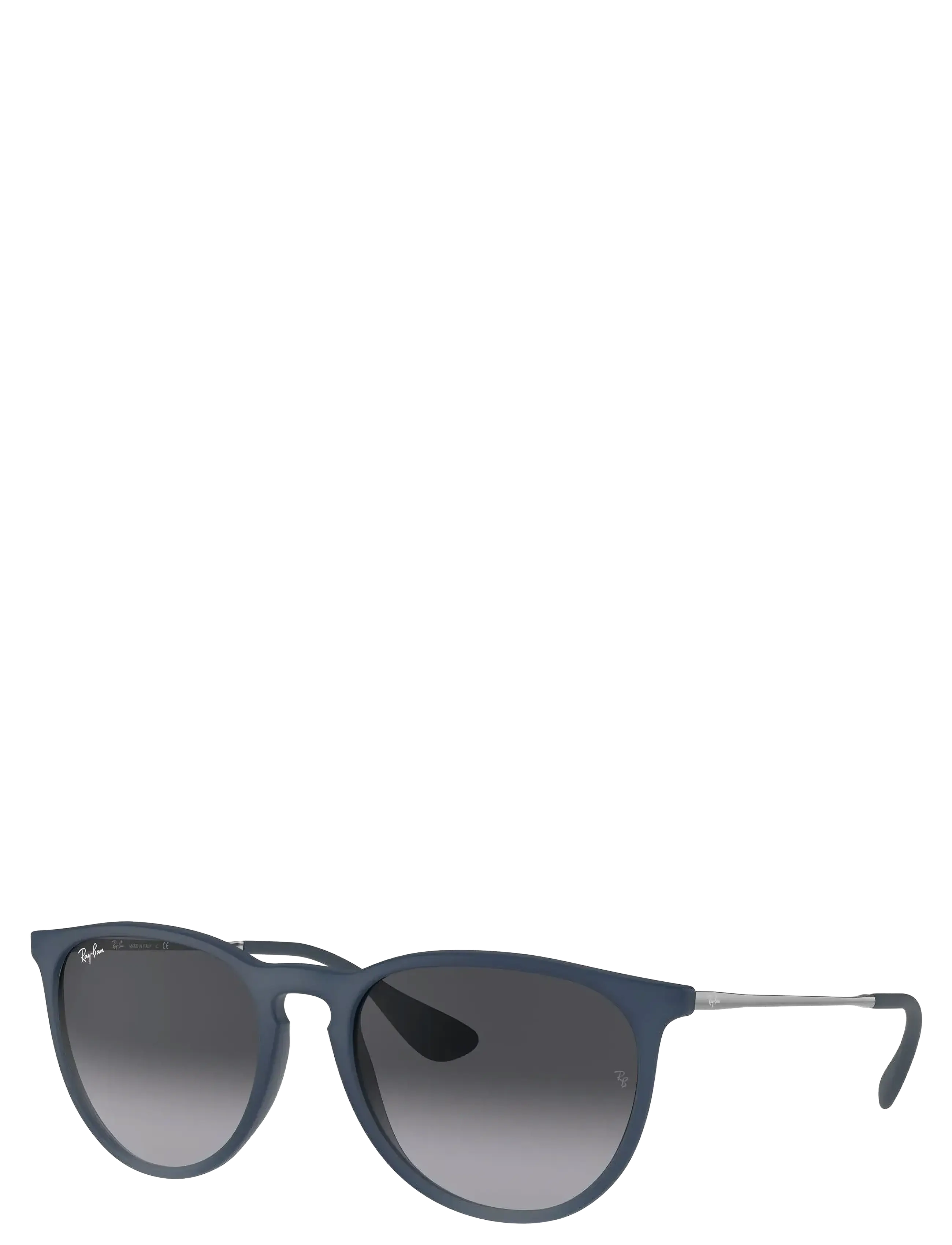 Ray-Ban Erika, 54, Sunglasses, Blau - Round Frame Männerswear
