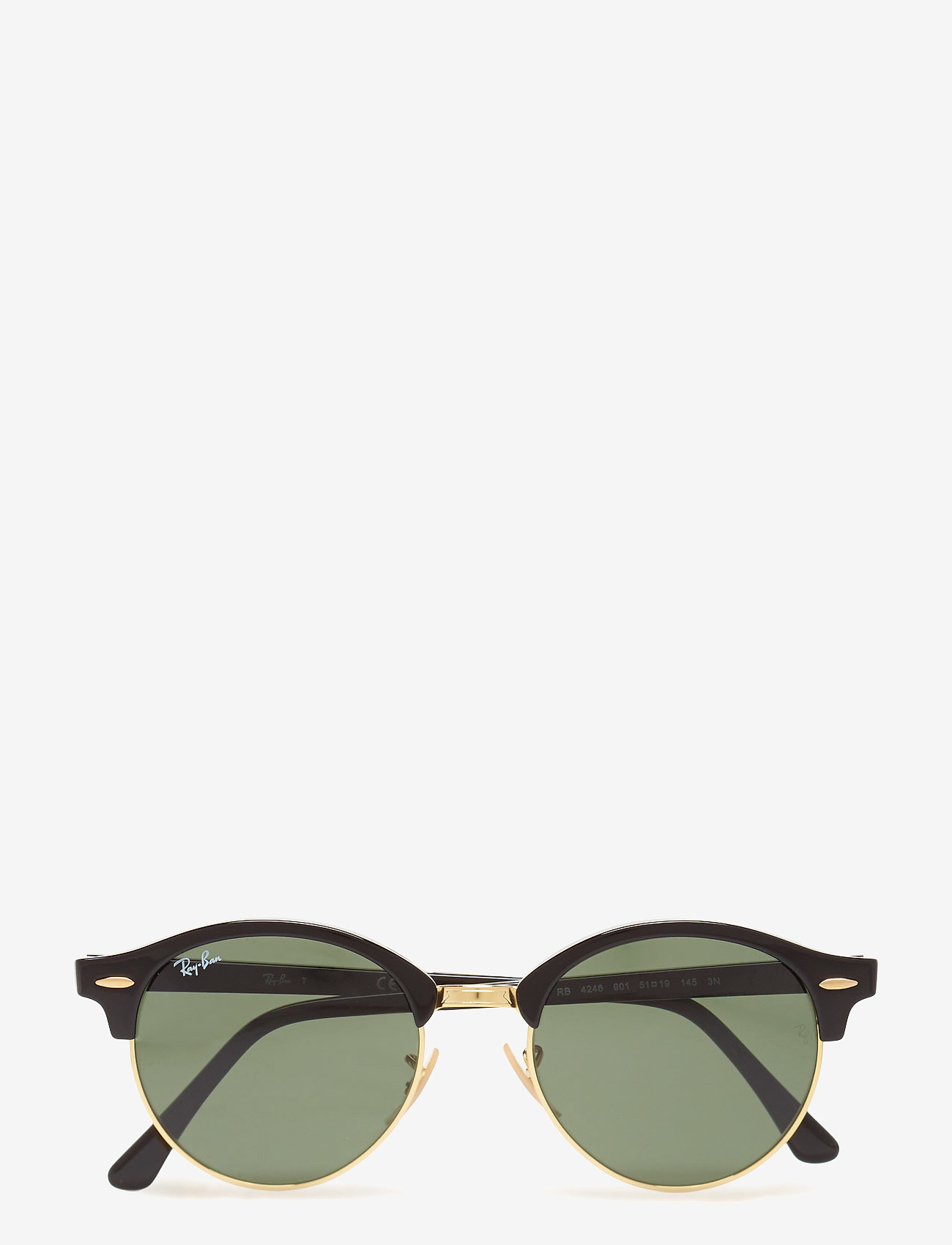 Ray-Ban CLUBROUND - Sunglasses - BLACK / black
