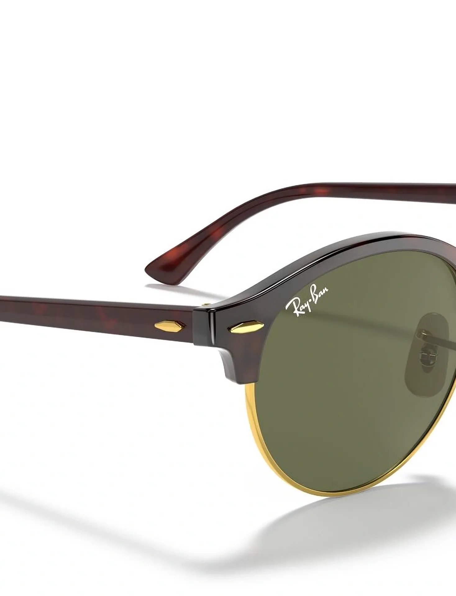 Ray-Ban CLUBROUND - Solbriller - RED HAVANA / brown