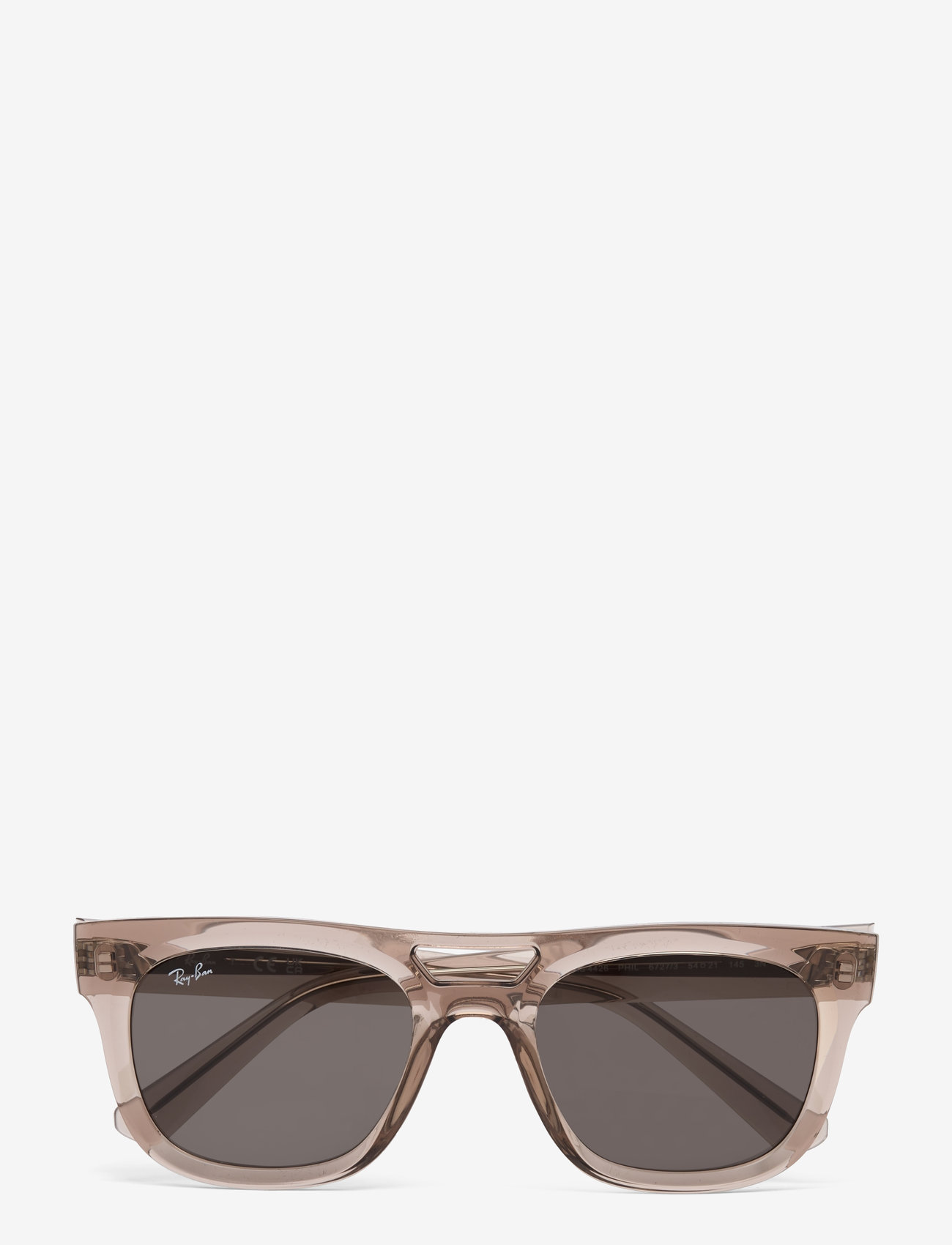 Ray-Ban - PHIL - okulary przeciwsłoneczne motyl - transparent light brown - 0