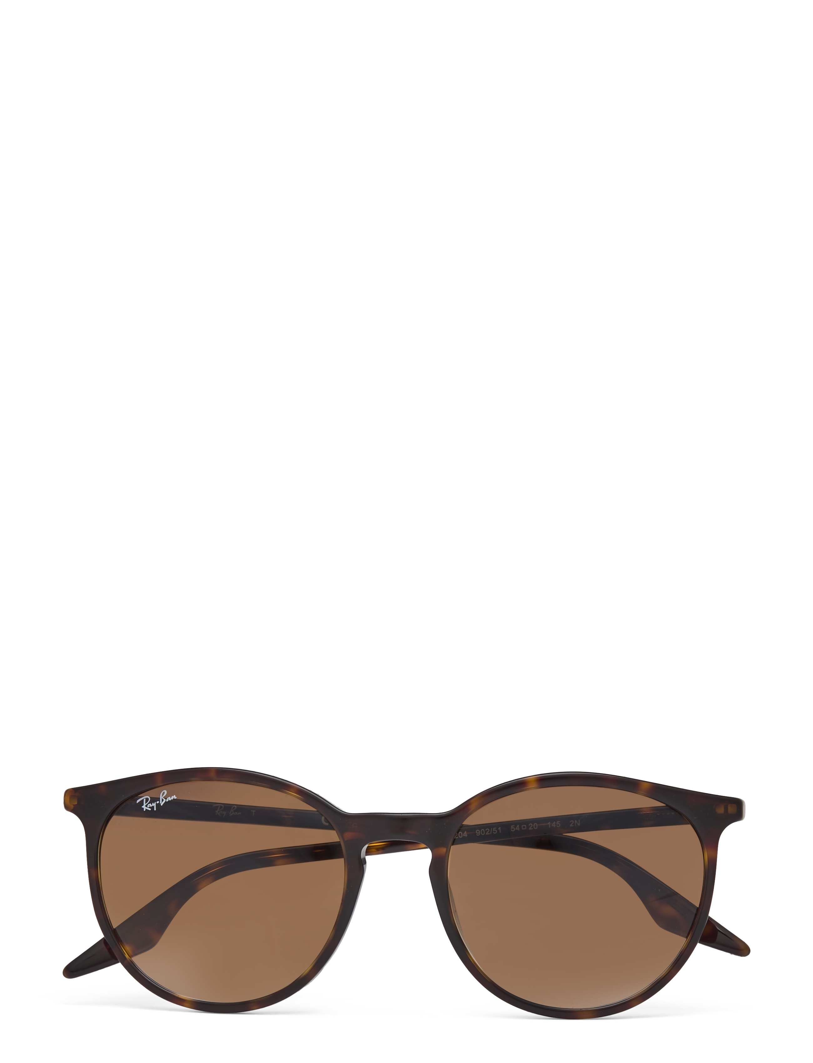 Ray-Ban 0Rb2204, 54, Sunglasses, Braun - Round Frame Frauen