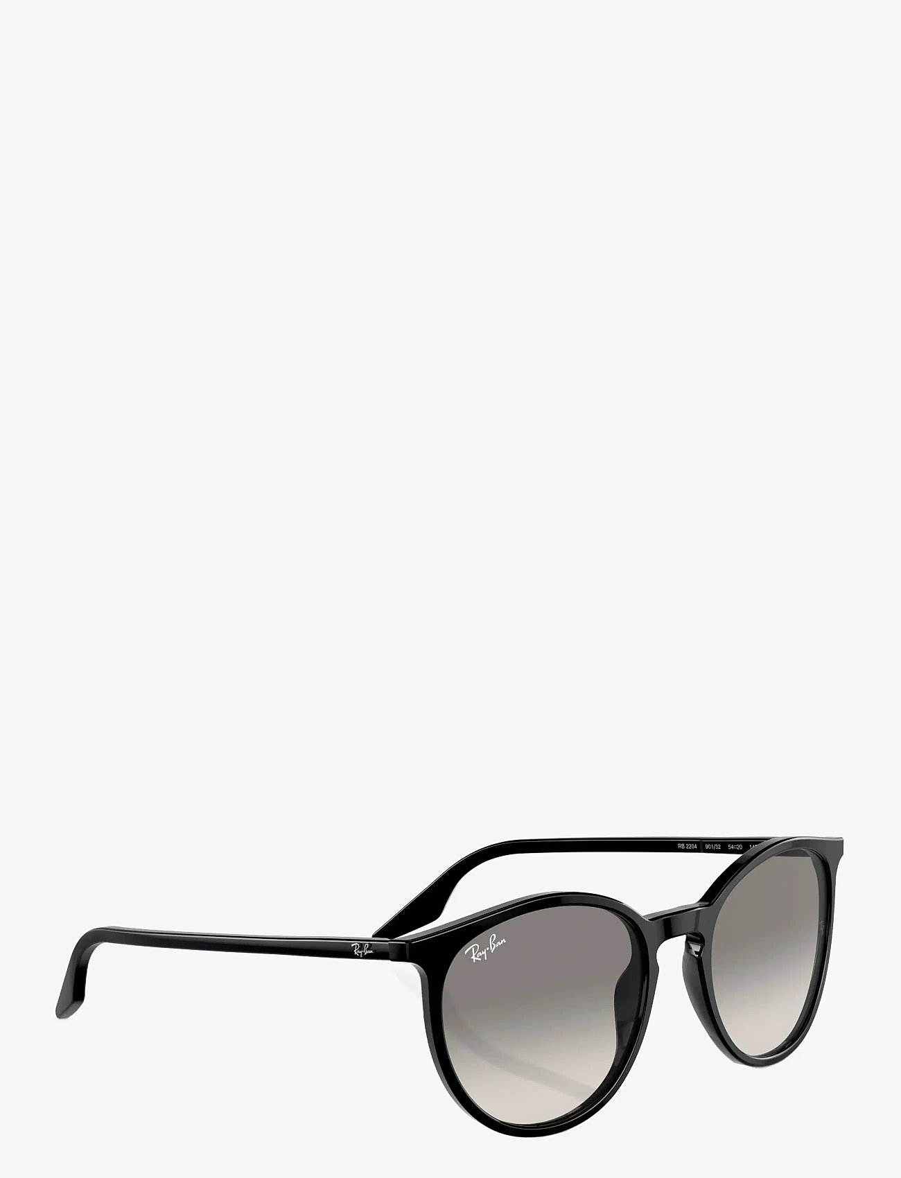 Ray-Ban - 0RB2204 - runde solbriller - black / clear gradient grey - 3