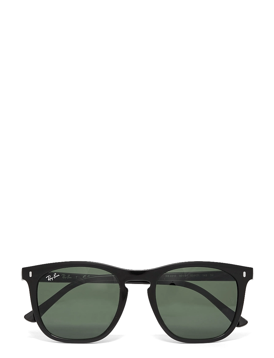 Ray-Ban - RB2210 - d-formade - black / green - 0