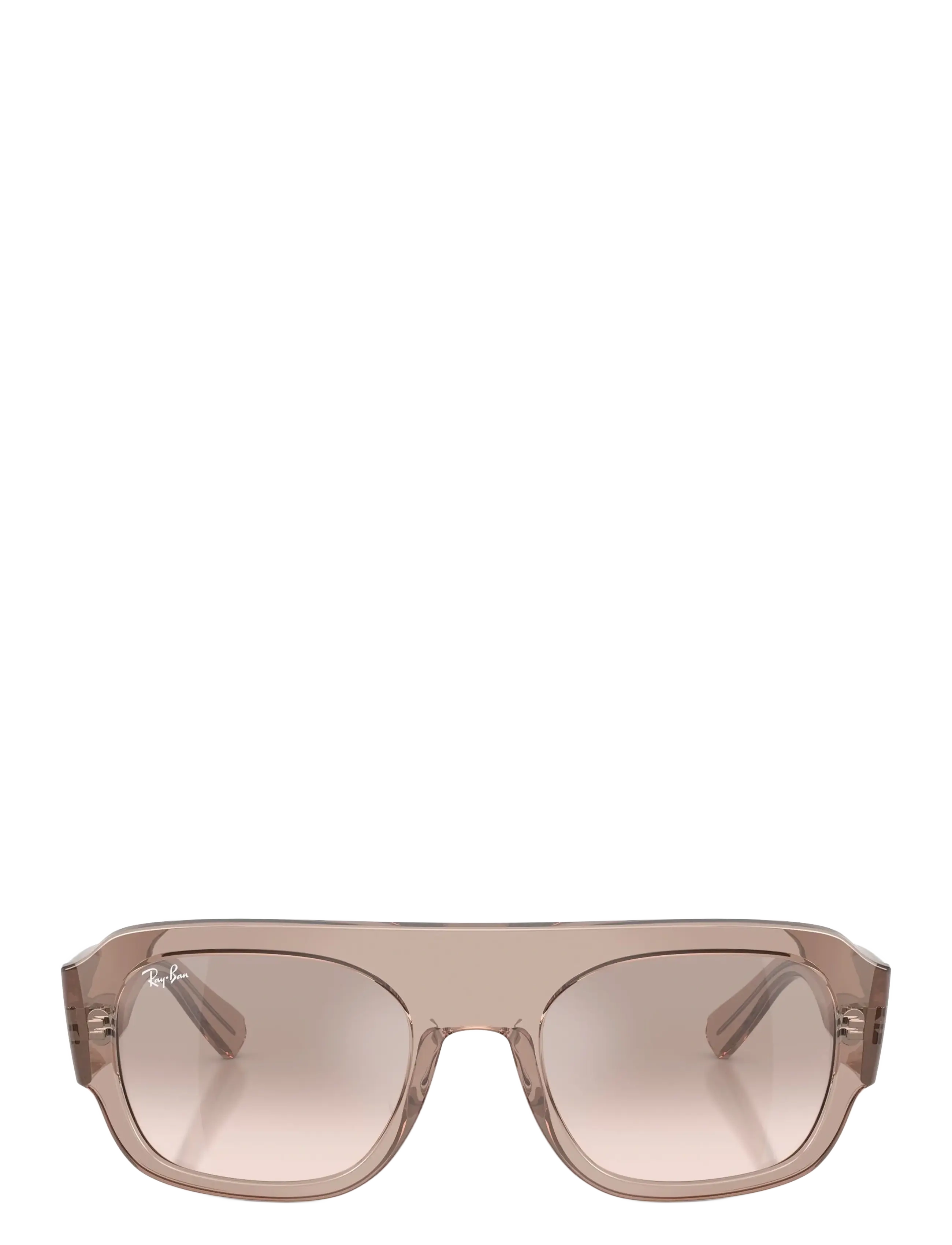 Ray-Ban RB2218 - Solbriller - TRANSPARENT LIGHT BROWN / BROWN MIRROR SILVER GRADIENT / beige