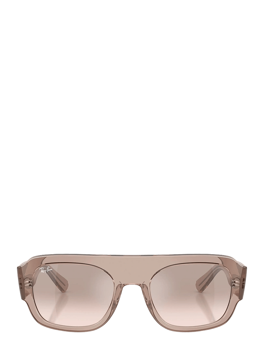Ray-Ban - RB2218 - pilot - transparent light brown / brown mirror silver gradient - 0