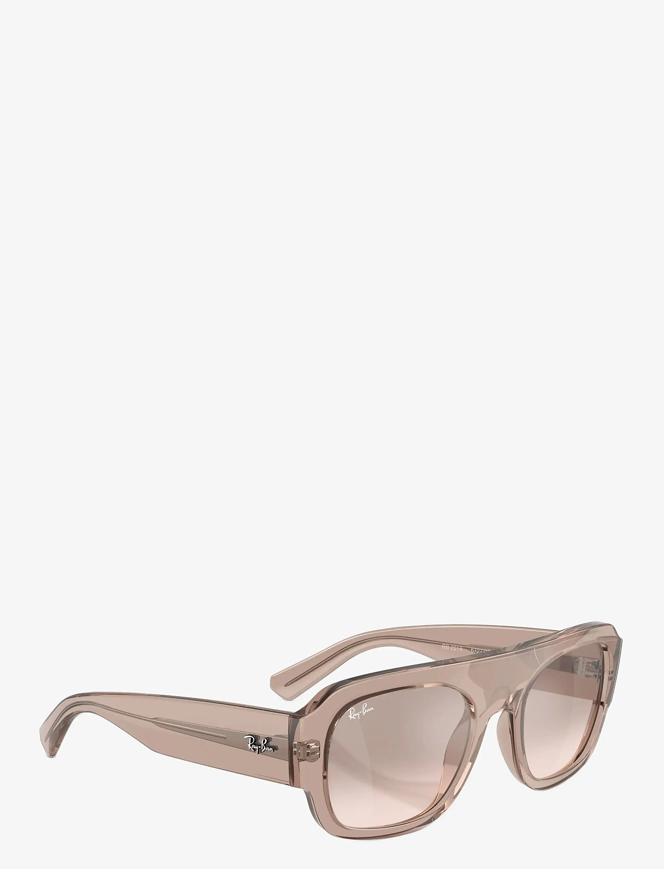 Ray-Ban - RB2218 - pilot - transparent light brown / brown mirror silver gradient - 1