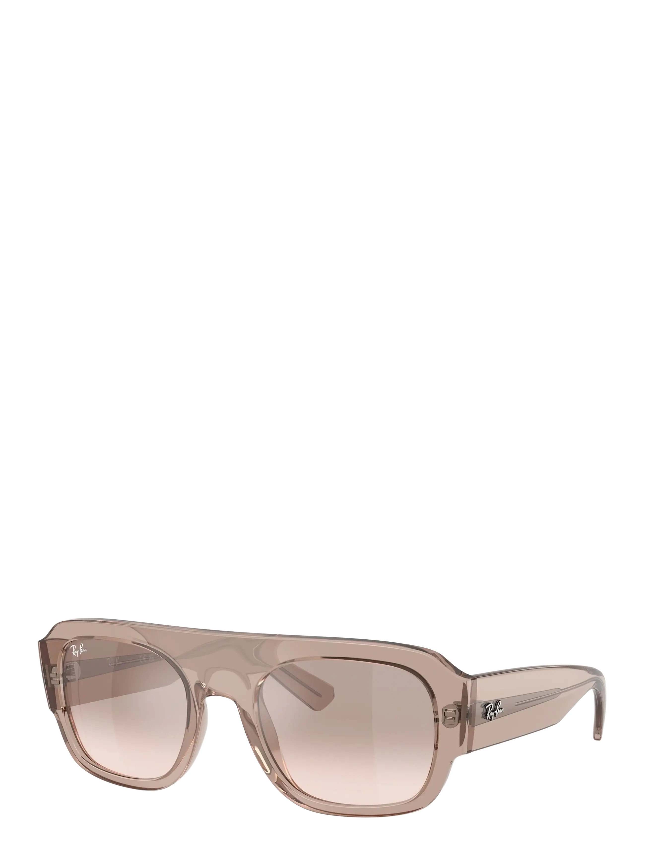 Ray-Ban - RB2218 - pilot - transparent light brown / brown mirror silver gradient - 4