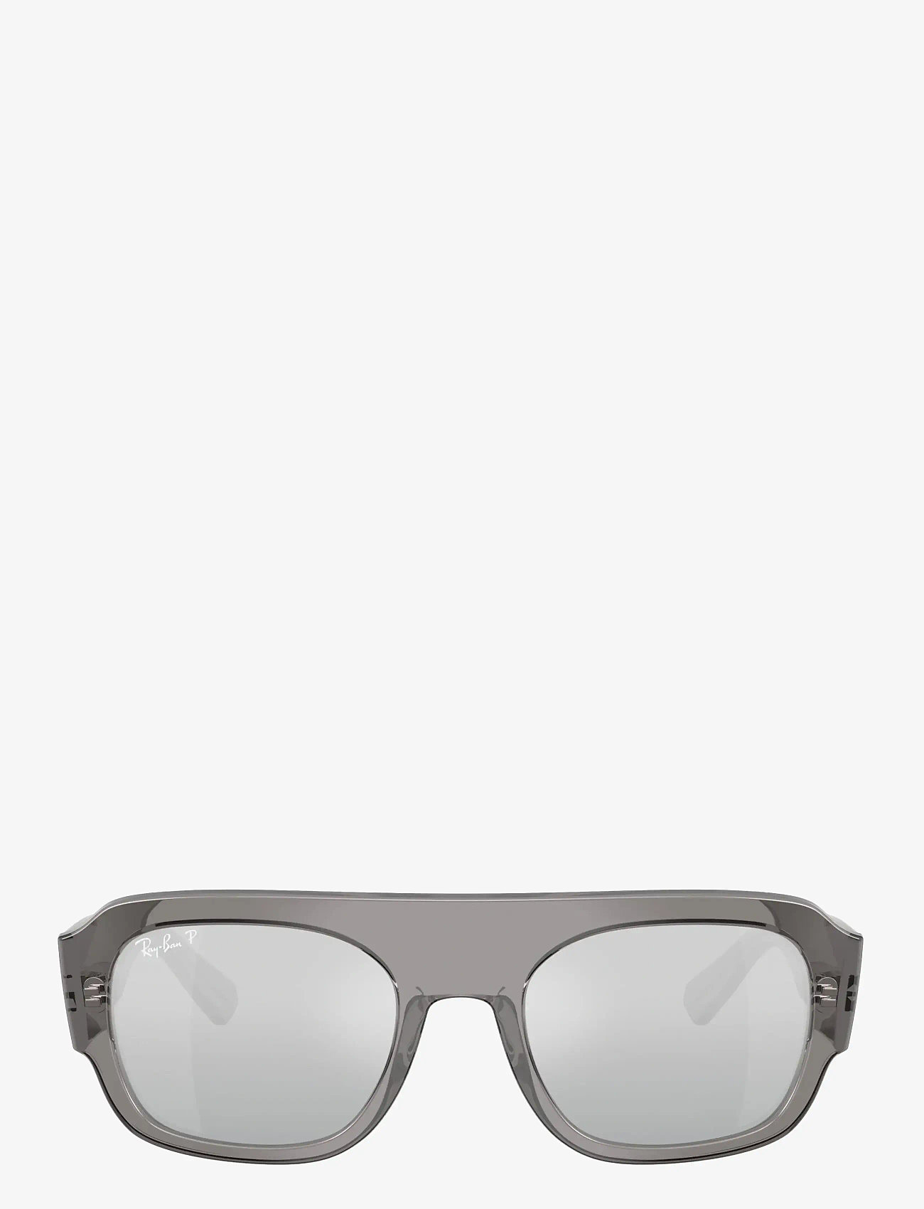 Ray-Ban - RB2218 - pilot - transaprent grey / grey mirror gradient silver po - 0