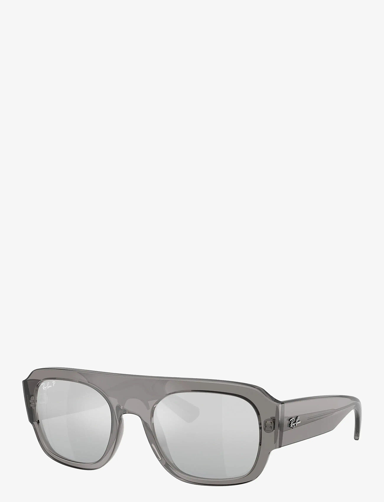 Ray-Ban - RB2218 - pilot - transaprent grey / grey mirror gradient silver po - 1