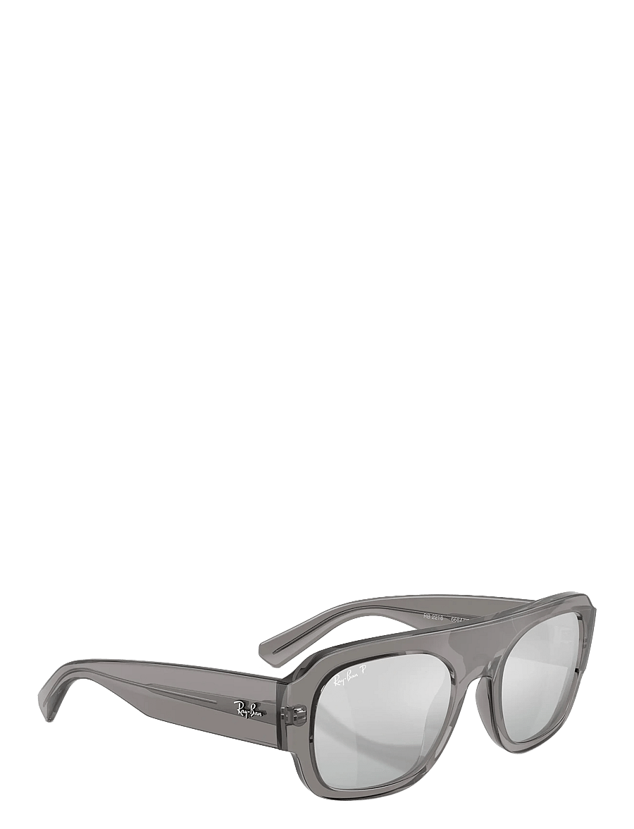 Ray-Ban - RB2218 - pilot - transaprent grey / grey mirror gradient silver po - 2