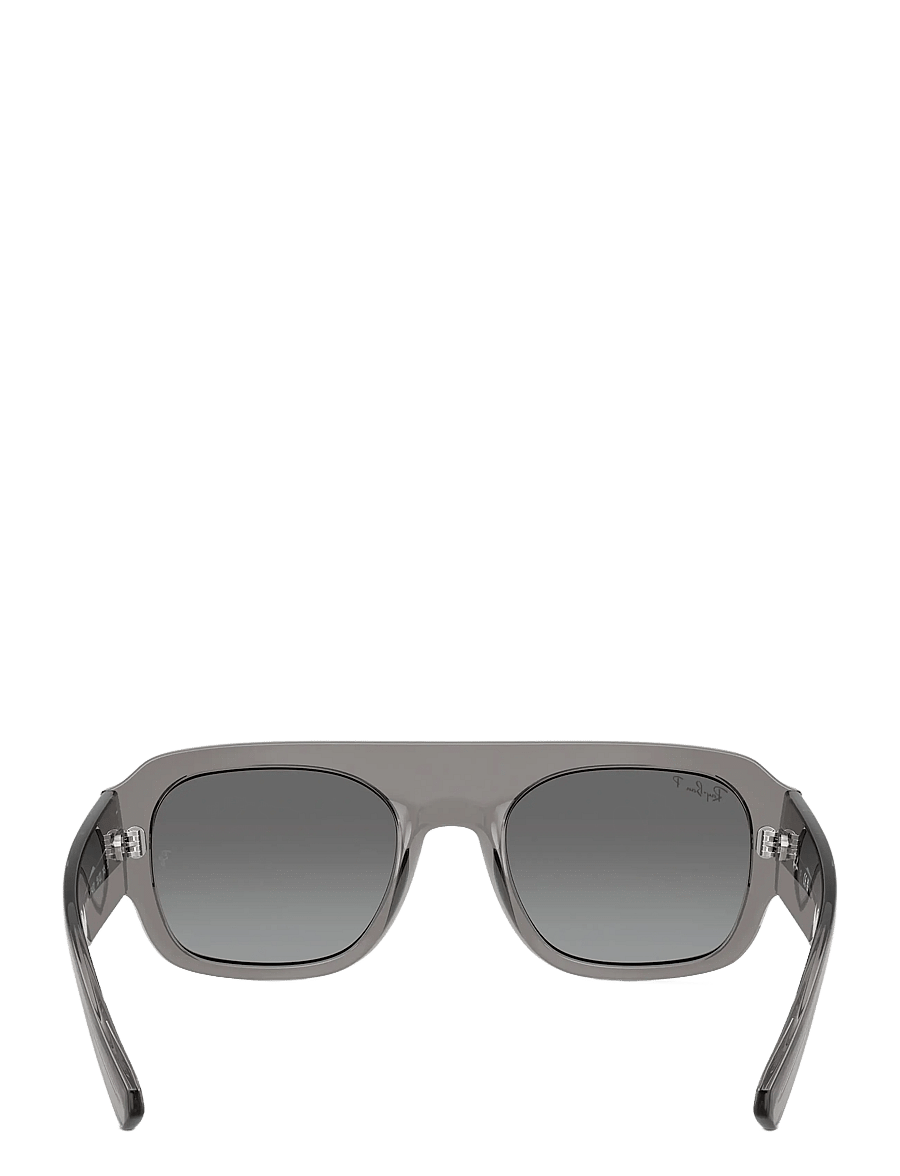 Ray-Ban - RB2218 - pilot - transaprent grey / grey mirror gradient silver po - 3