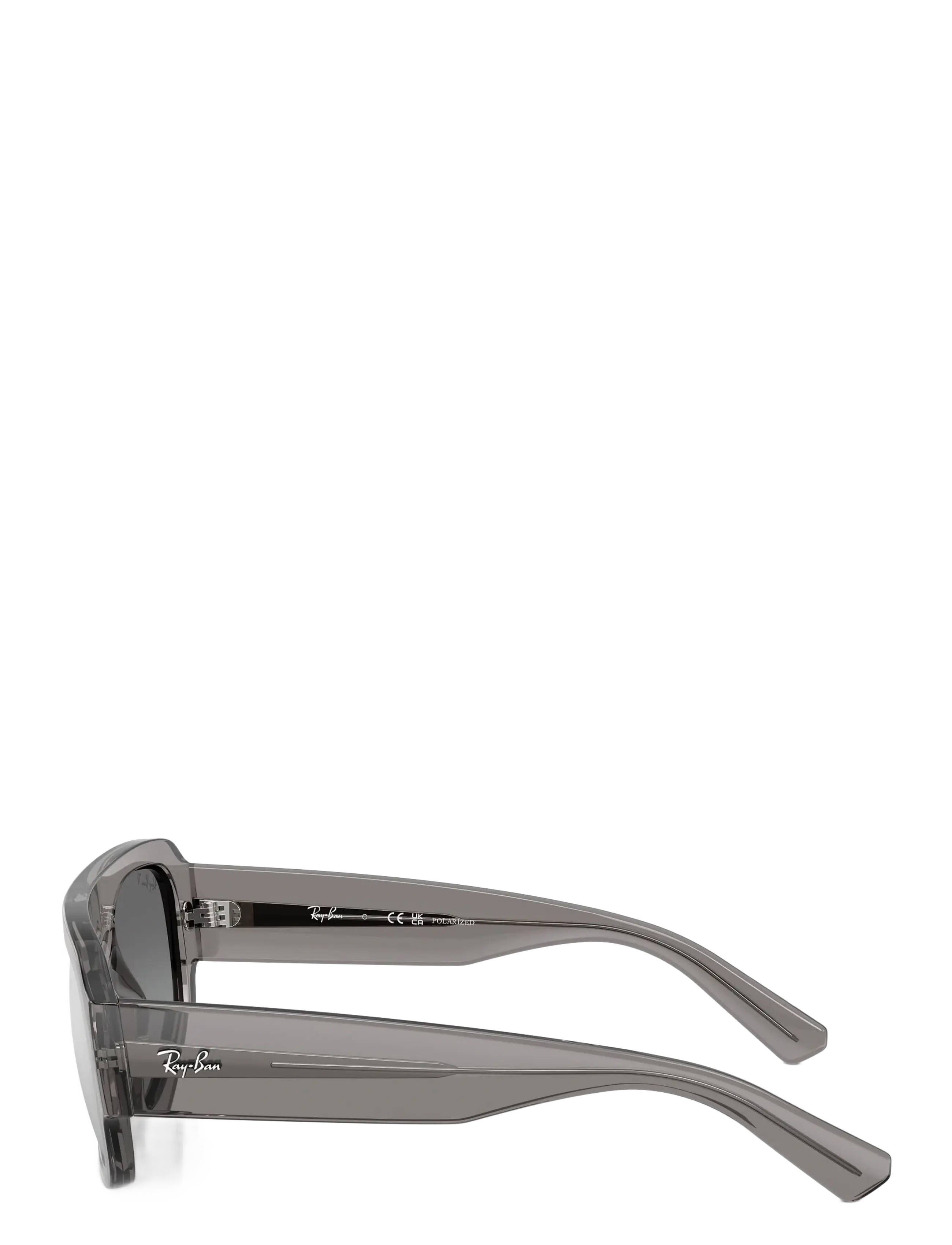 Ray-Ban - RB2218 - pilot - transaprent grey / grey mirror gradient silver po - 5