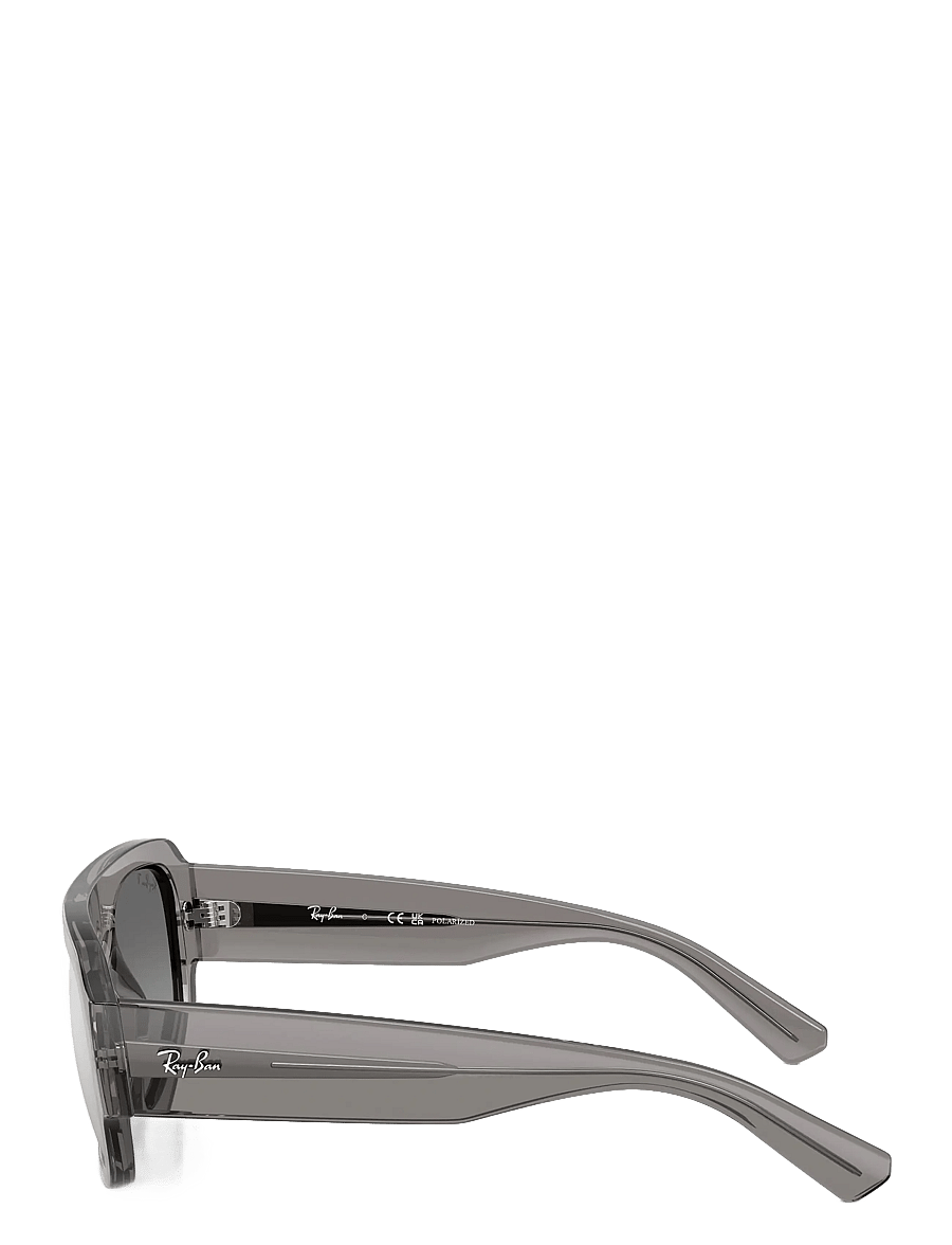 Ray-Ban - RB2218 - pilot - transaprent grey / grey mirror gradient silver po - 5
