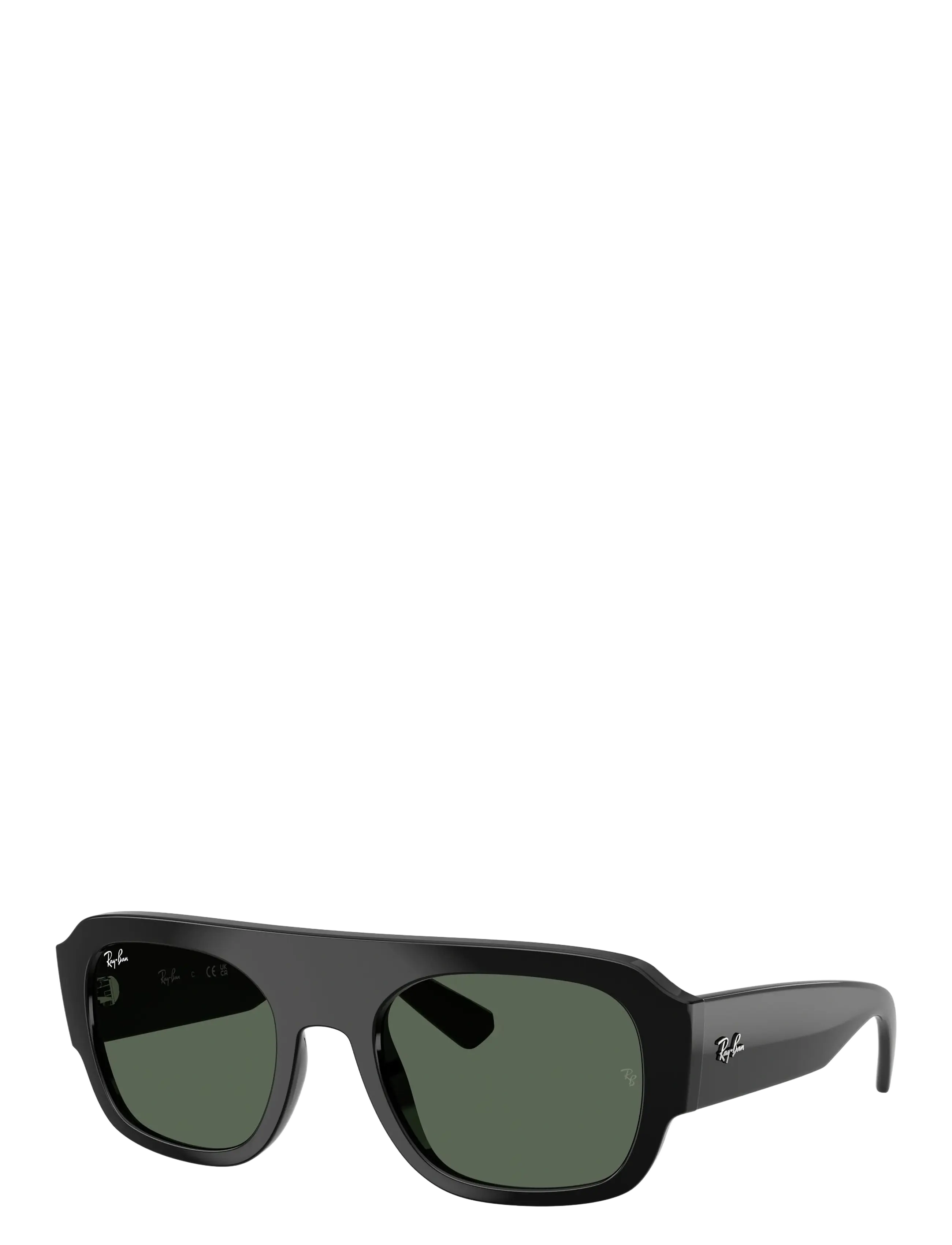 Ray-Ban - RB2218 - aviator solbriller - black / dark green - 1
