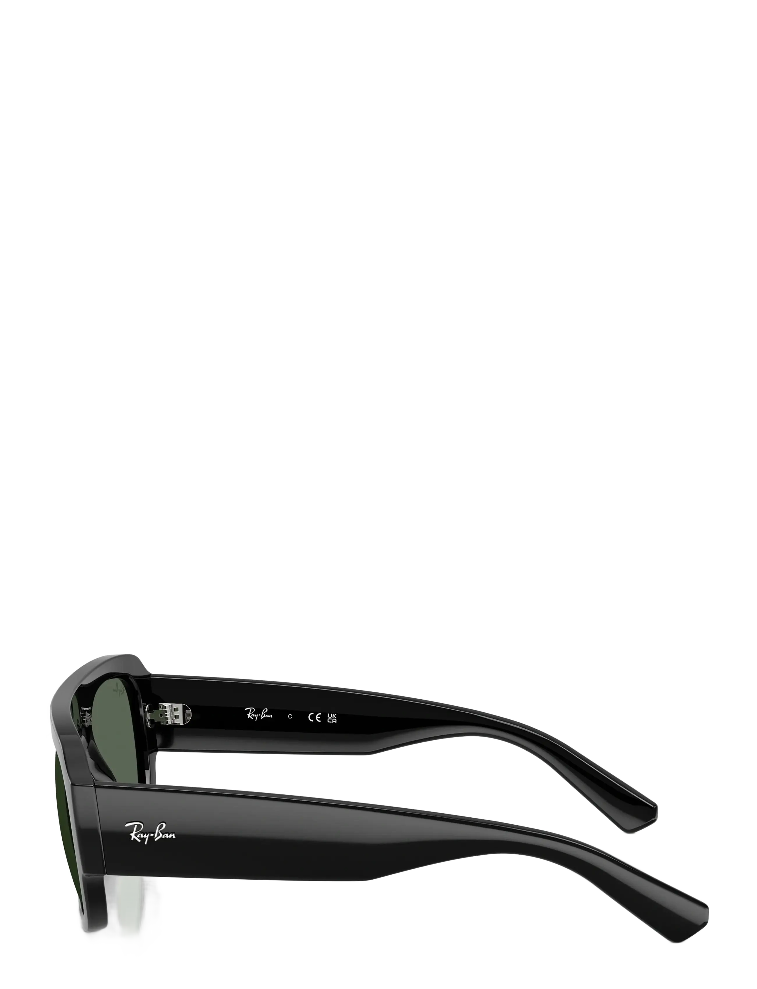Ray-Ban - RB2218 - aviator solbriller - black / dark green - 3
