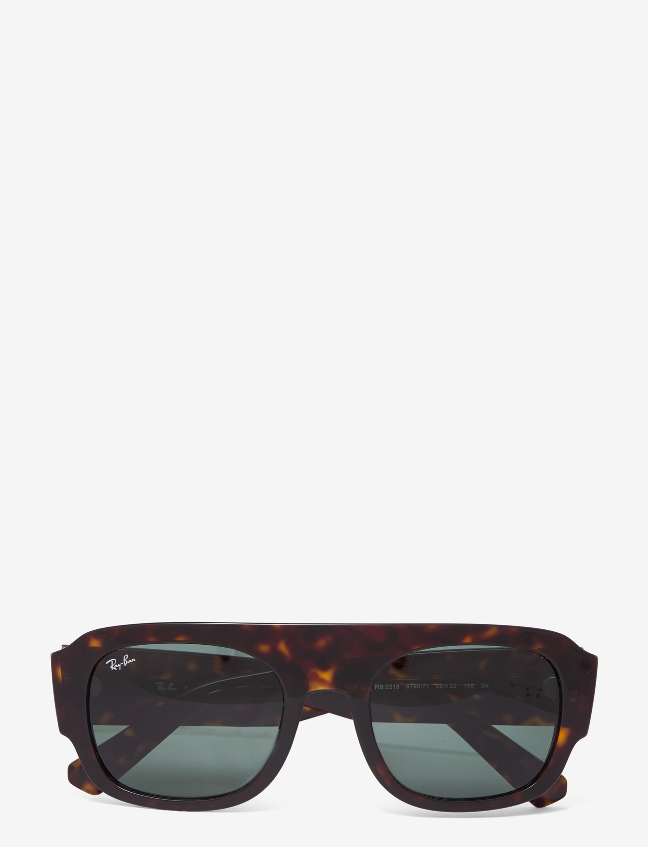 Ray-Ban - RB2218 - aviator solbriller - havana / green - 0