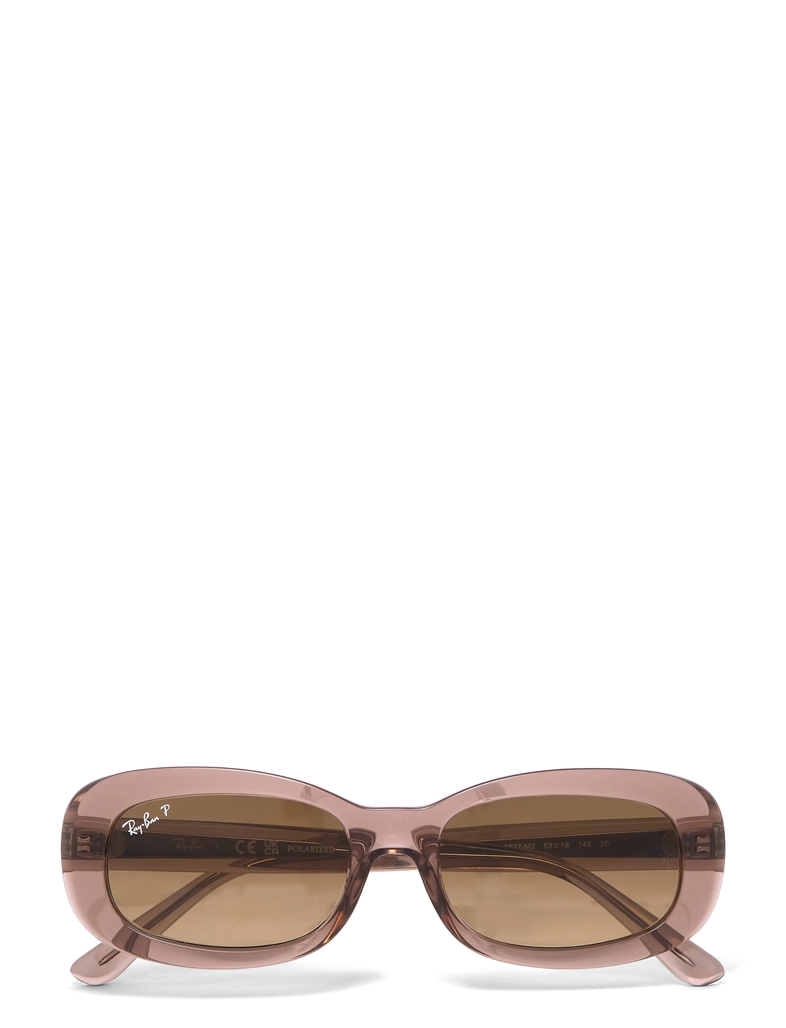 Ray-Ban RB2221 - Aksesuāri - TRANSPARENT BEIGE / GRADIENT BROWN POLAR / brown