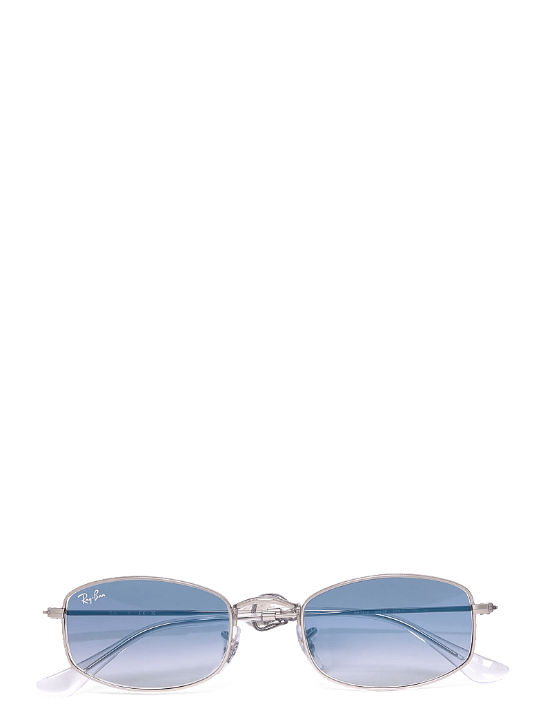 Ray-Ban - RB3832 - eckige form - silver / clear gradient blue - 0