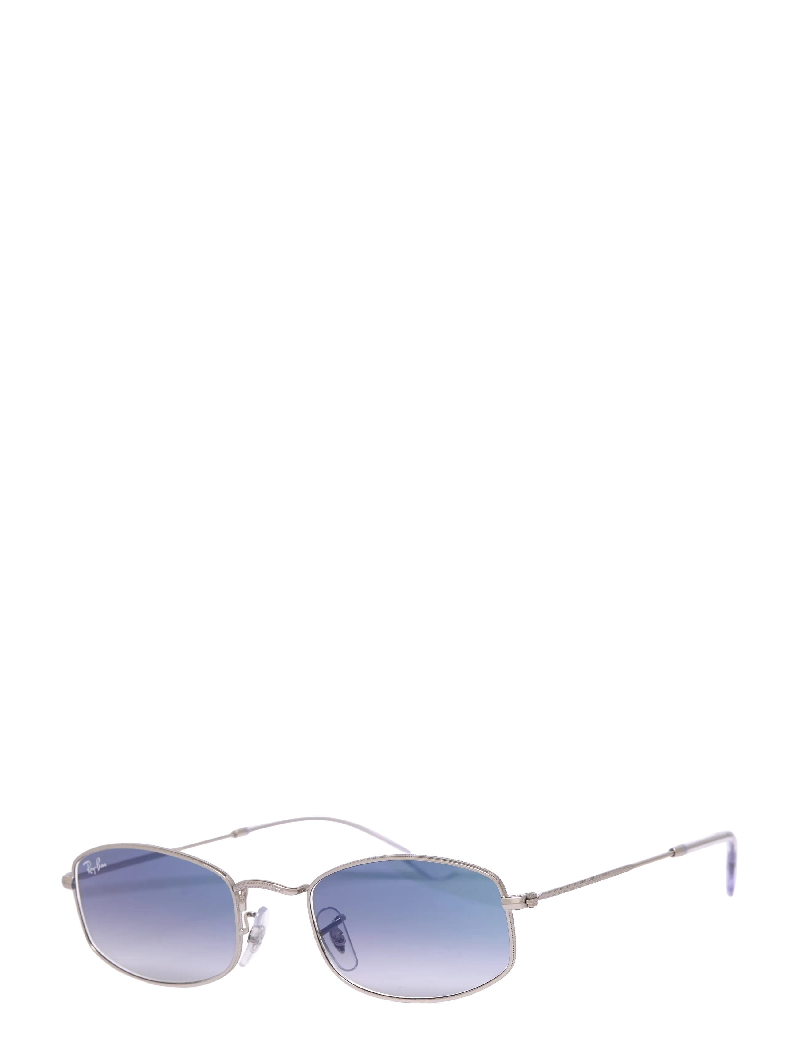 Ray-Ban - RB3832 - firkantede solbriller - silver / clear gradient blue - 1