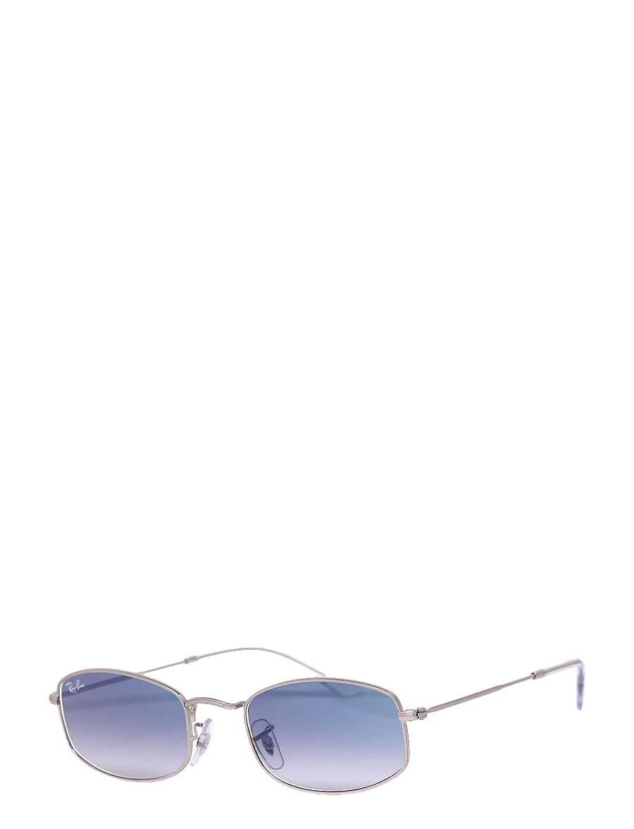 Ray-Ban - RB3832 - eckiger rahmen - silver / clear gradient blue - 1