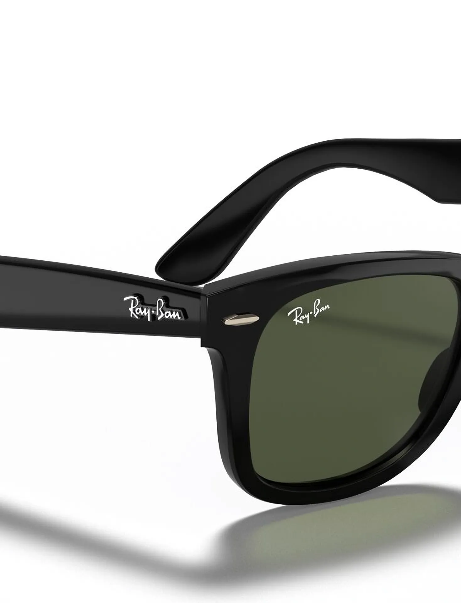 Ray-Ban WAYFARER - D-kujulised - BLACK / G-15 GREEN / black