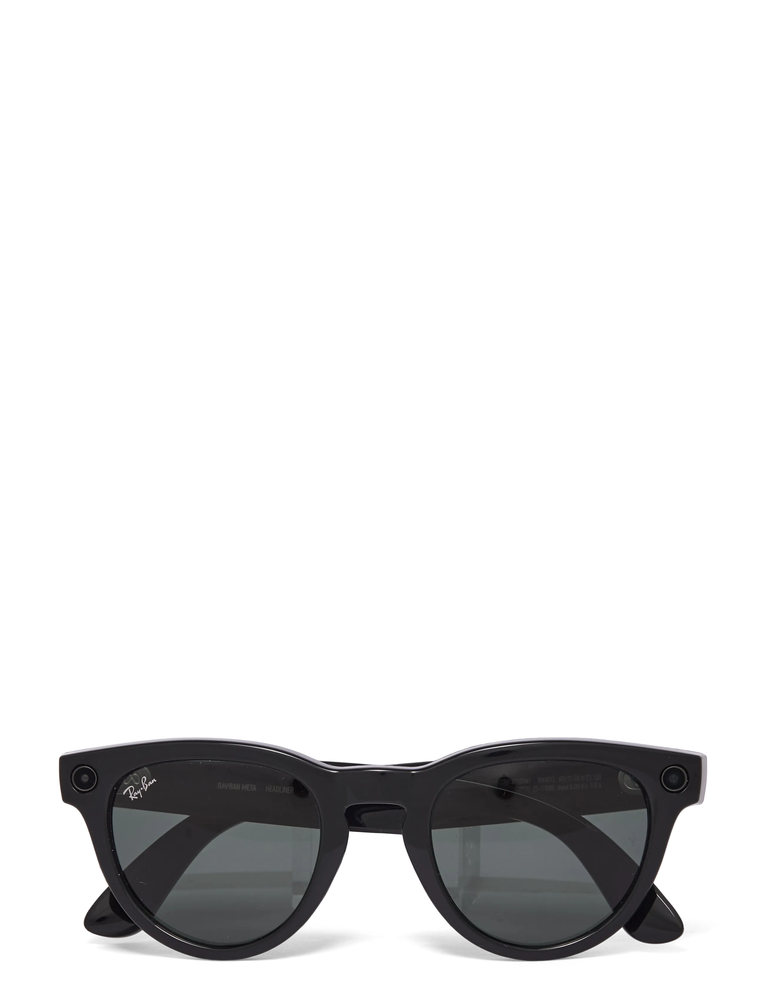 Ray-Ban HEADLINER - Sunglasses - SHINY BLACK / G15 GREEN / black