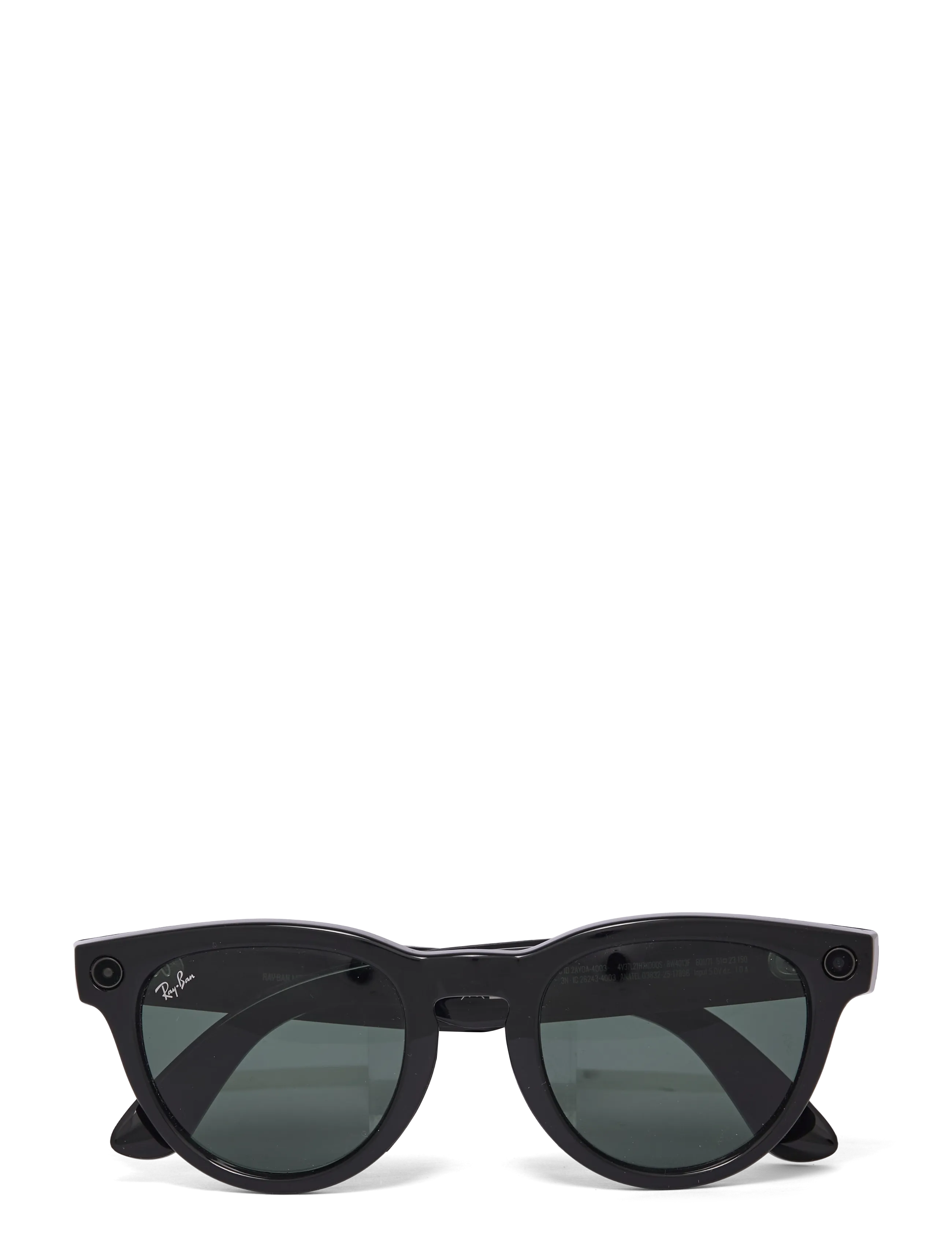 Ray-Ban HEADLINER - Sunglasses - SHINY BLACK / G15 GREEN / black