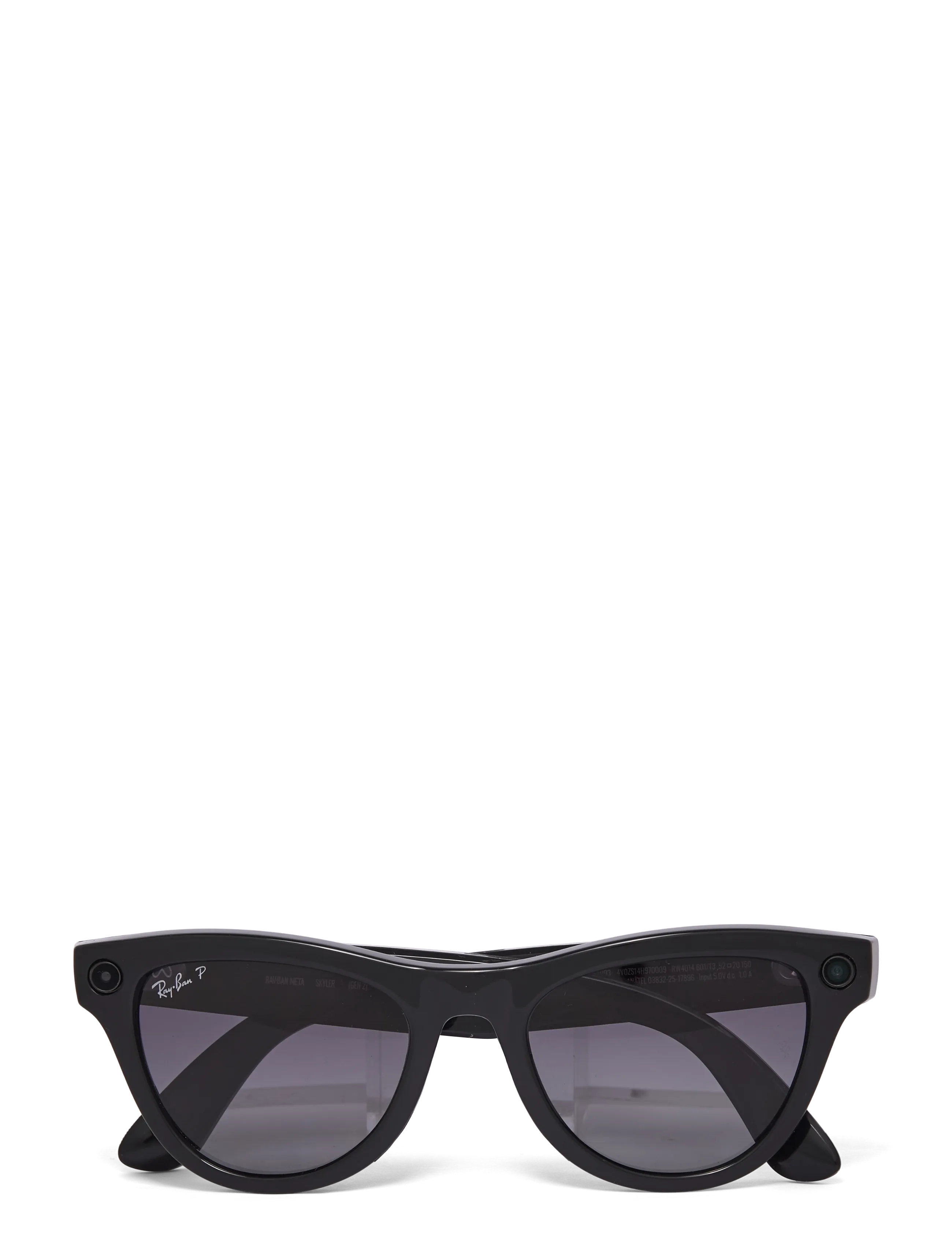 Ray-Ban SKYLER - Sunglasses - SHINY BLACK / POLAR GRADIENT GRAPHITE / black