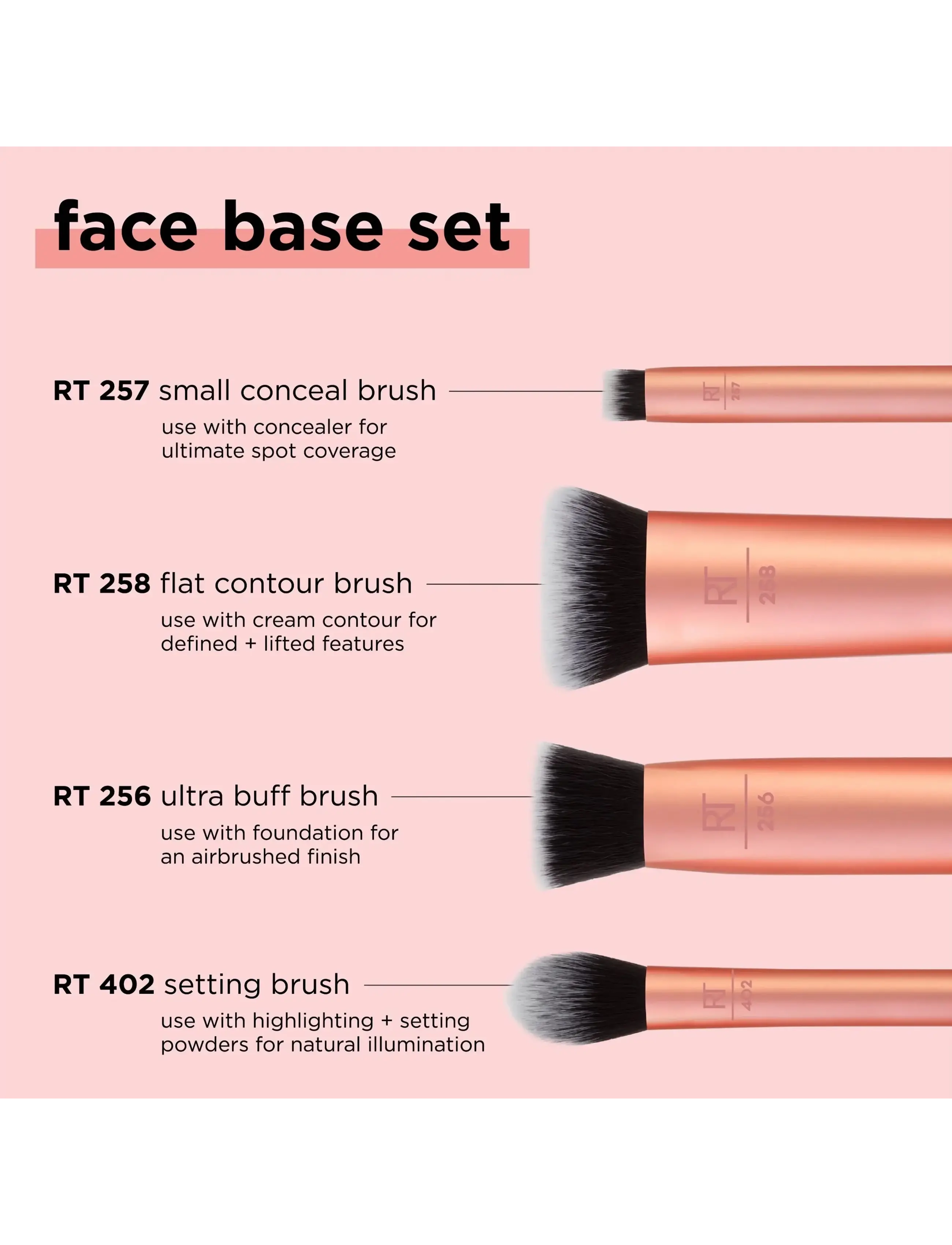 Real Techniques - Real Techniques Face Base Set - makeup - no color - 3