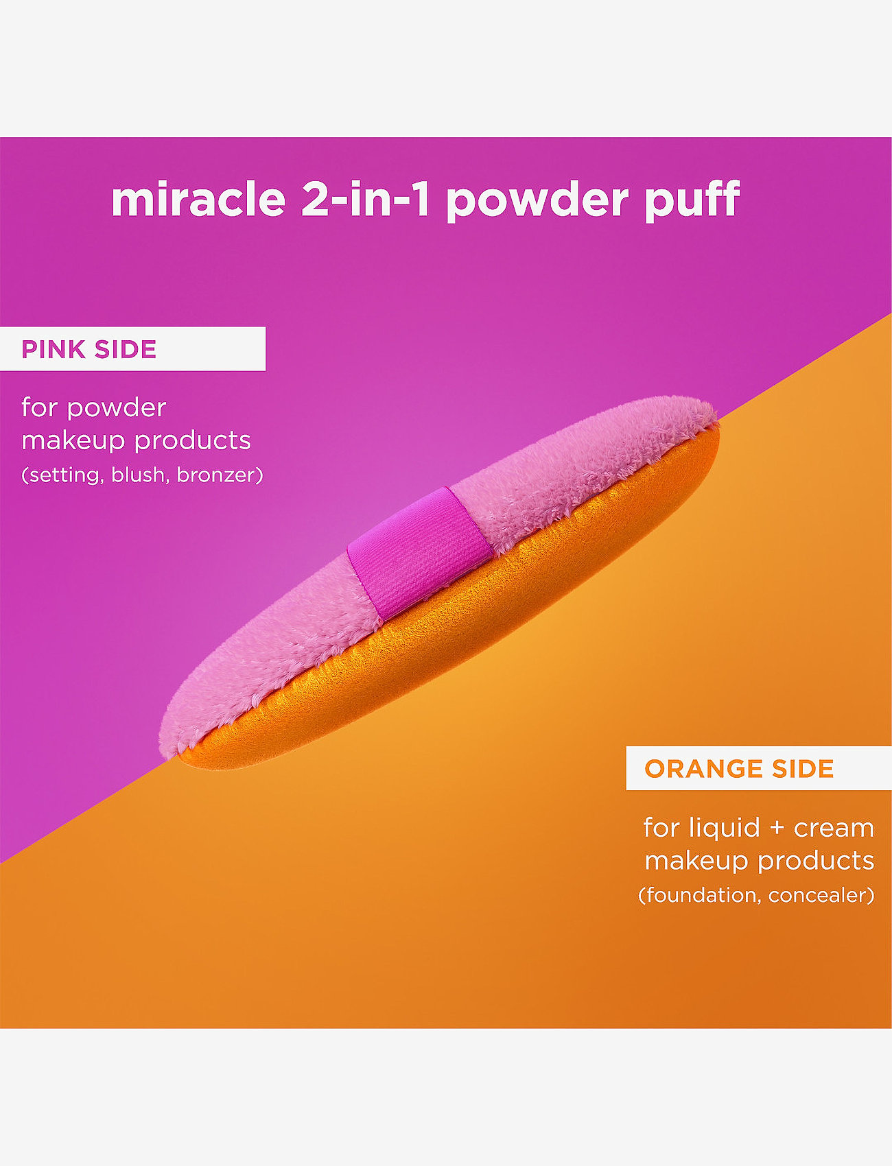 Real Techniques - Real Techniques 2 in 1 Miracle Powder Puff - no color - 3