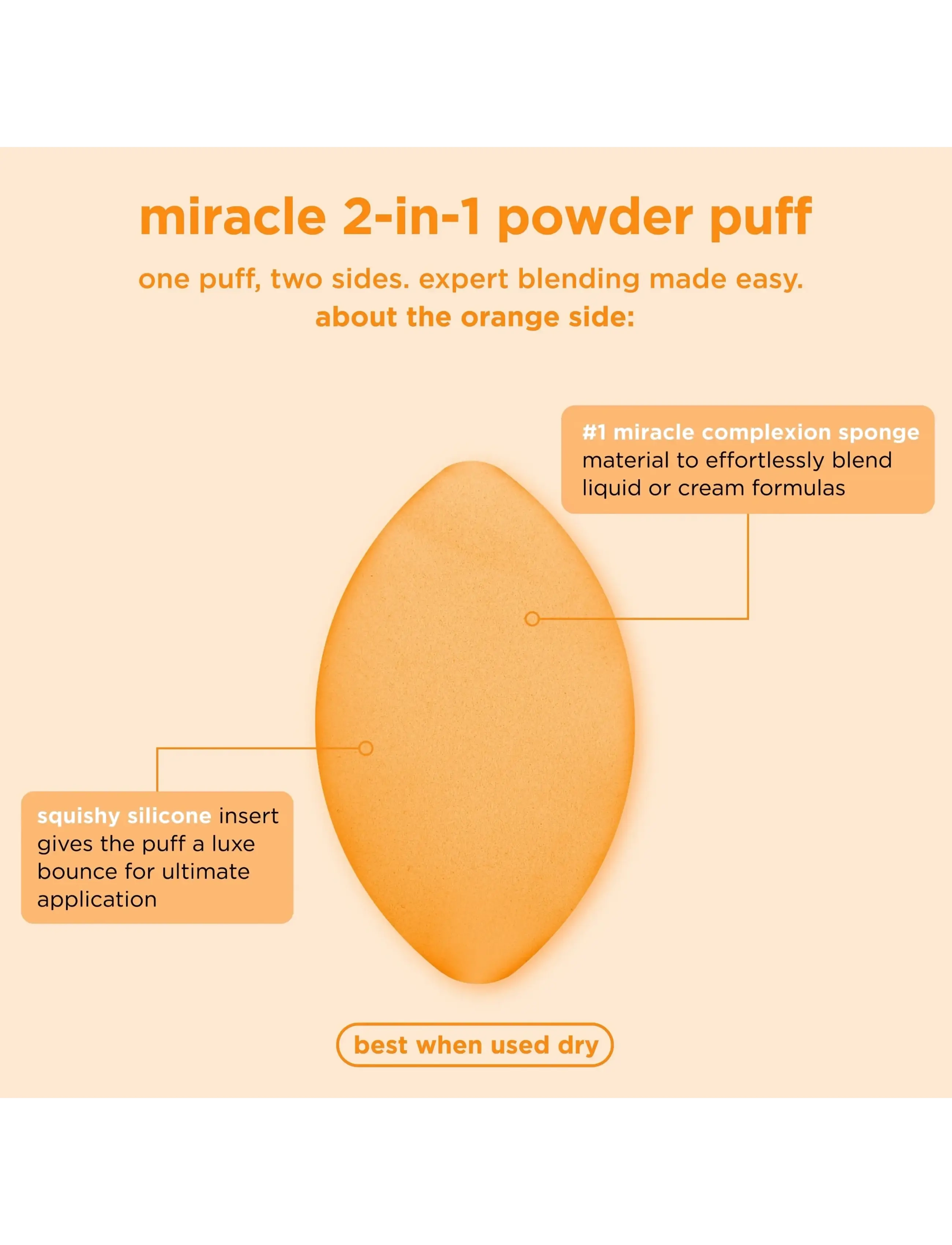 Real Techniques - Real Techniques 2 in 1 Miracle Powder Puff - makeup - no color - 5