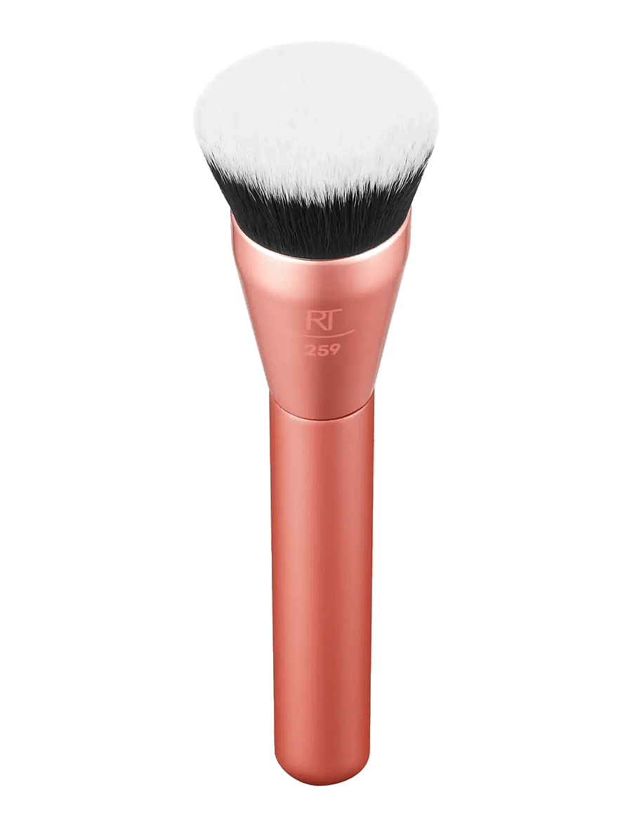 Real Techniques - Glow Round Base Brush - makeup - no color - 1