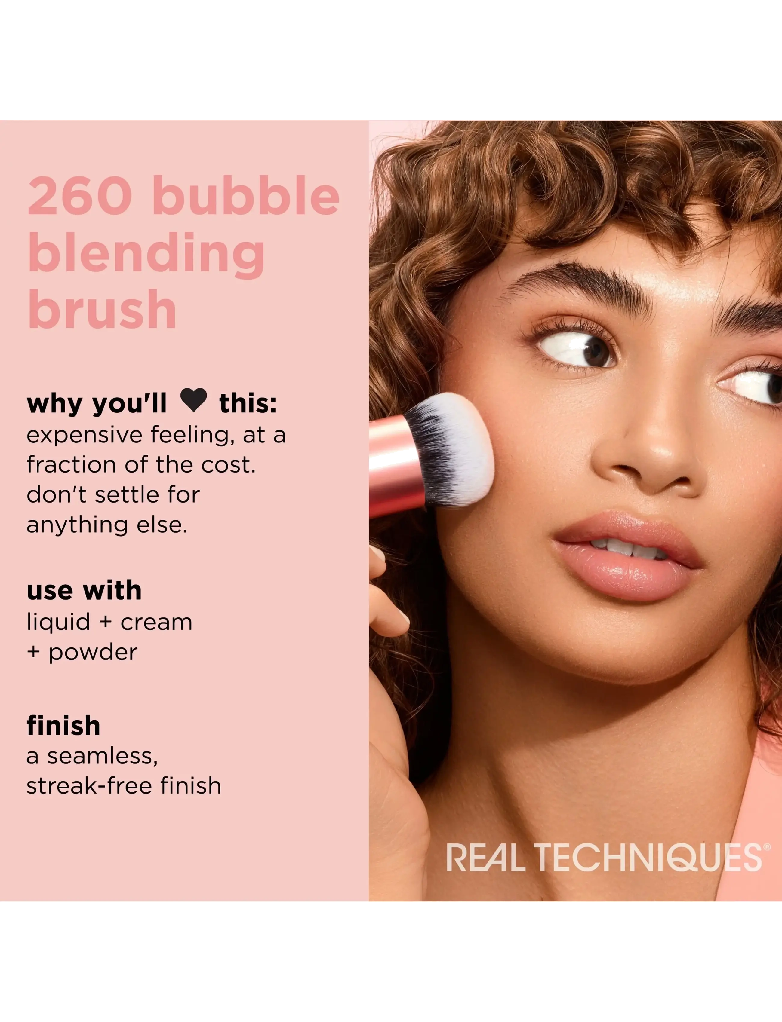 Real Techniques - Real Techniques Bubble Blending Brush - no color - 3