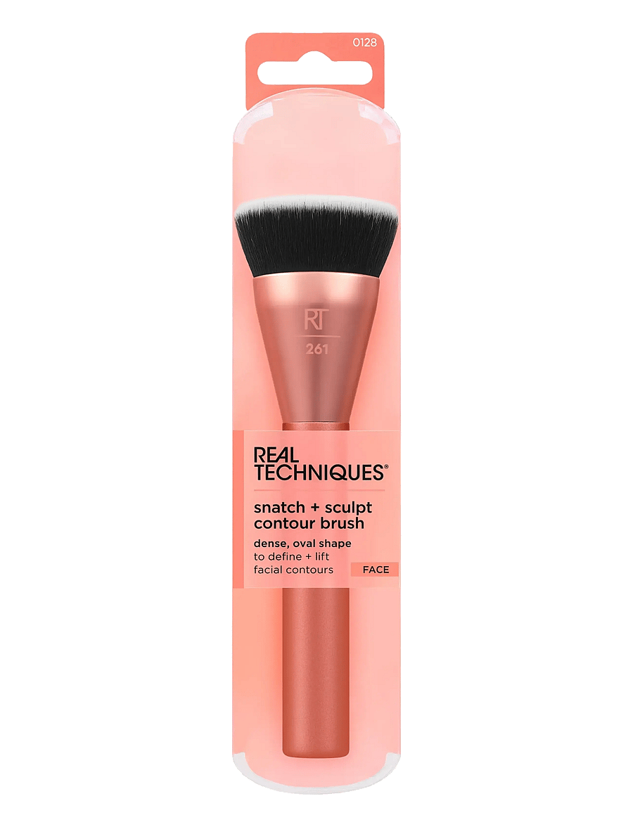 Real Techniques - Real Technique Shapeshifter Snatch + Sculpt Contour brush - makeup - no color - 2