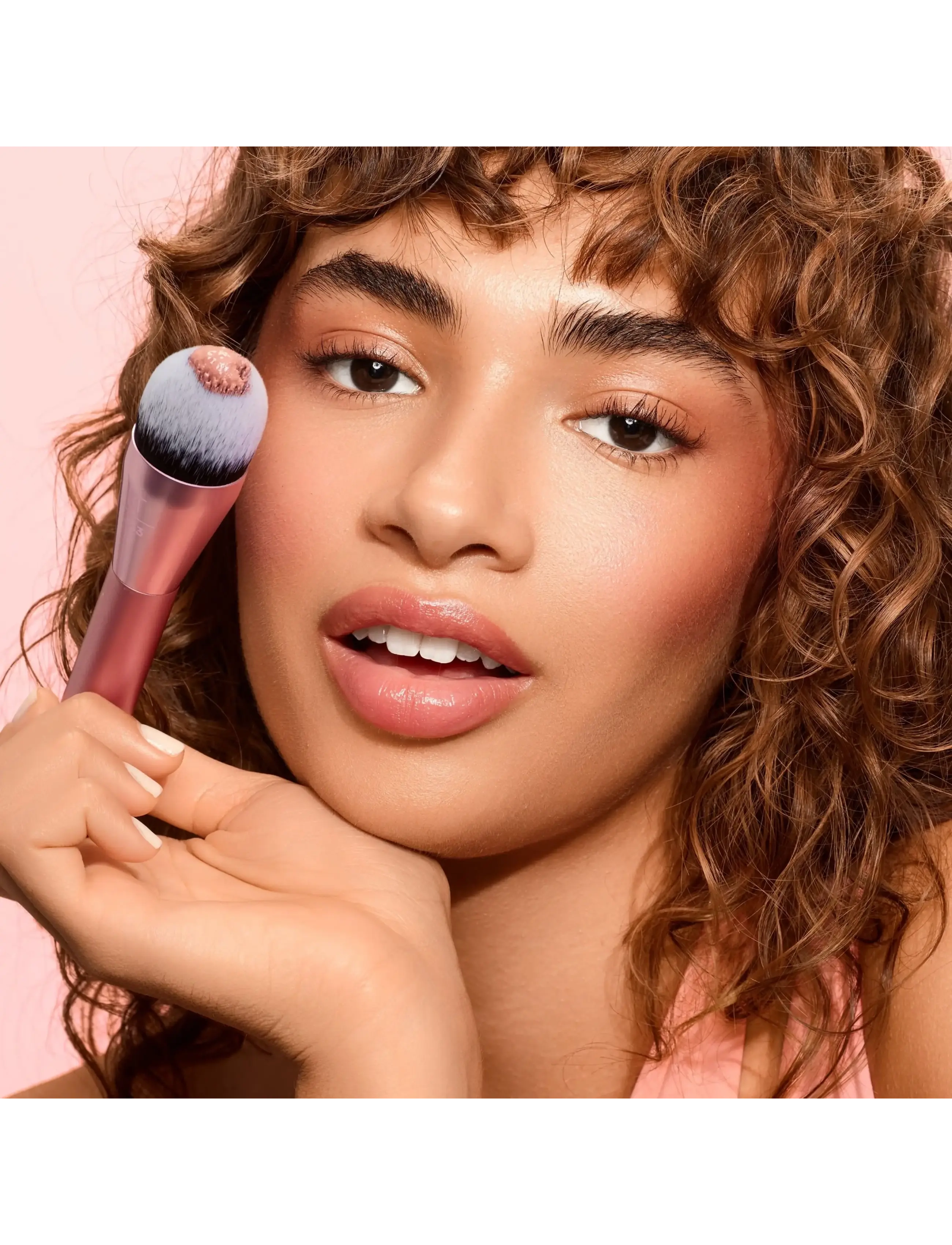 Real Techniques - Real Techniques Power Pigment Blush Brush - smink - no color - 5