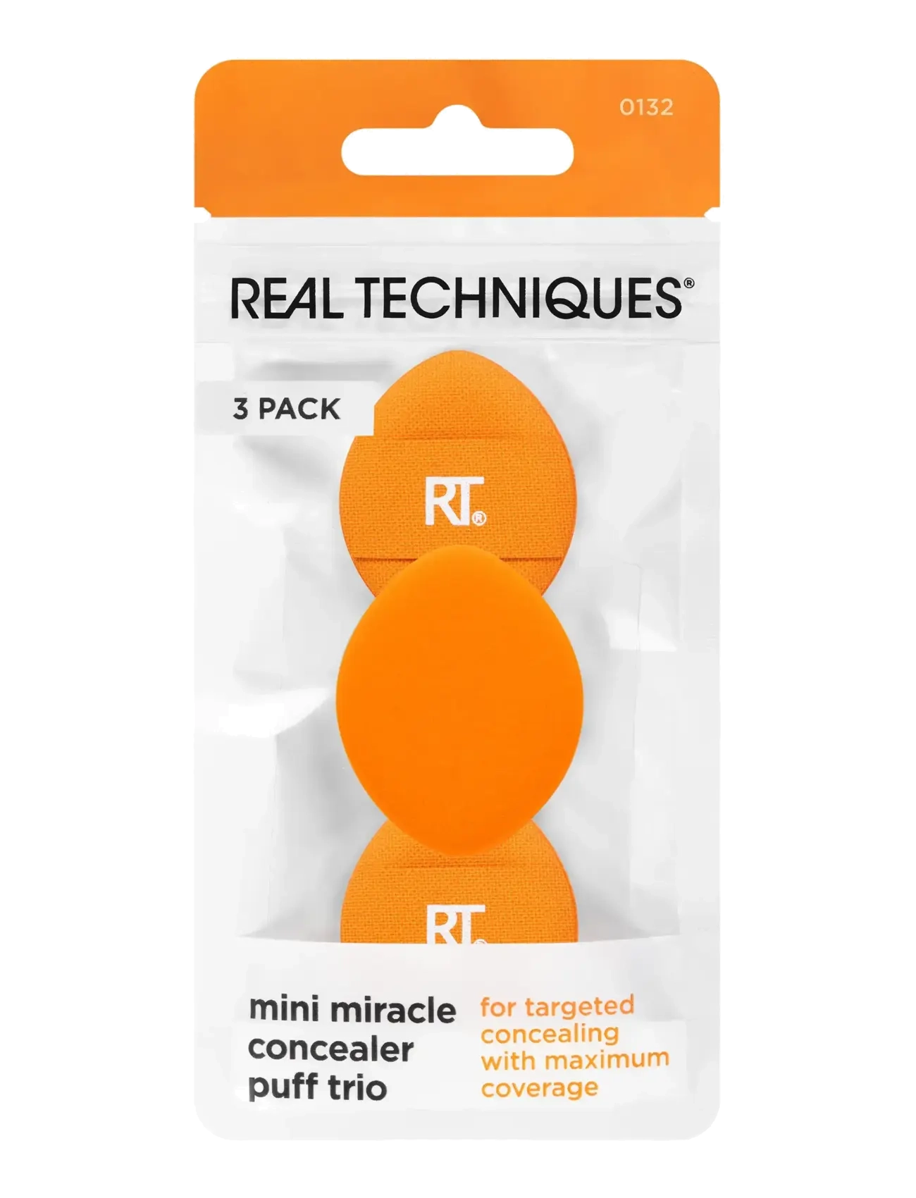 Real Techniques Real Techniques Mini Miracle Concealer Puff Trio, One Size, Orange, Ansigtspensler > Concealer-Pensler, Dame