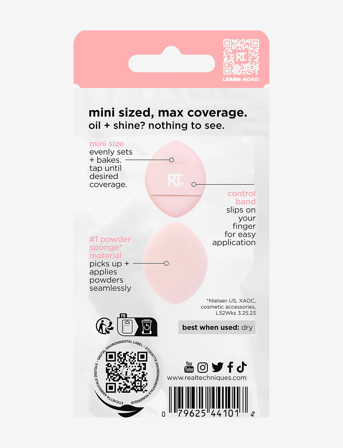 Real Techniques - Mini Miracle Powder Puff Trio - makeup - no color - 4