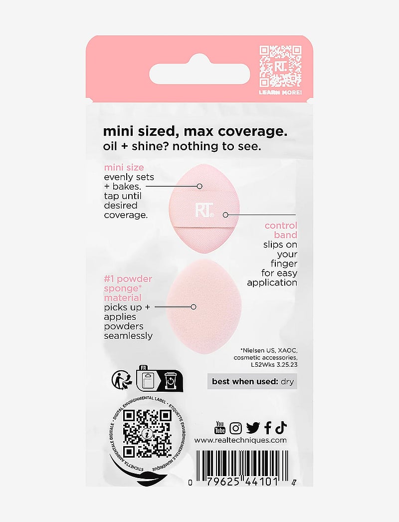 Real Techniques - Mini Miracle Powder Puff Trio - makeup - no color - 4