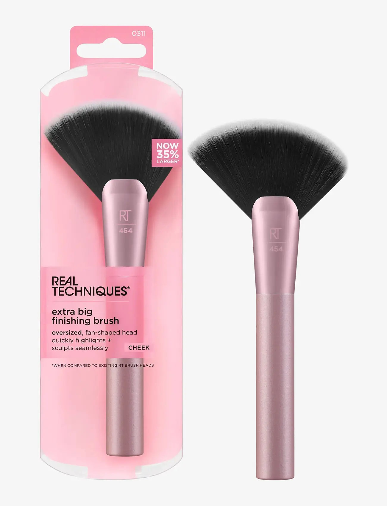 Real Techniques - Real Techniques Extra Big Finishing Brush - laveste priser - no color - 2