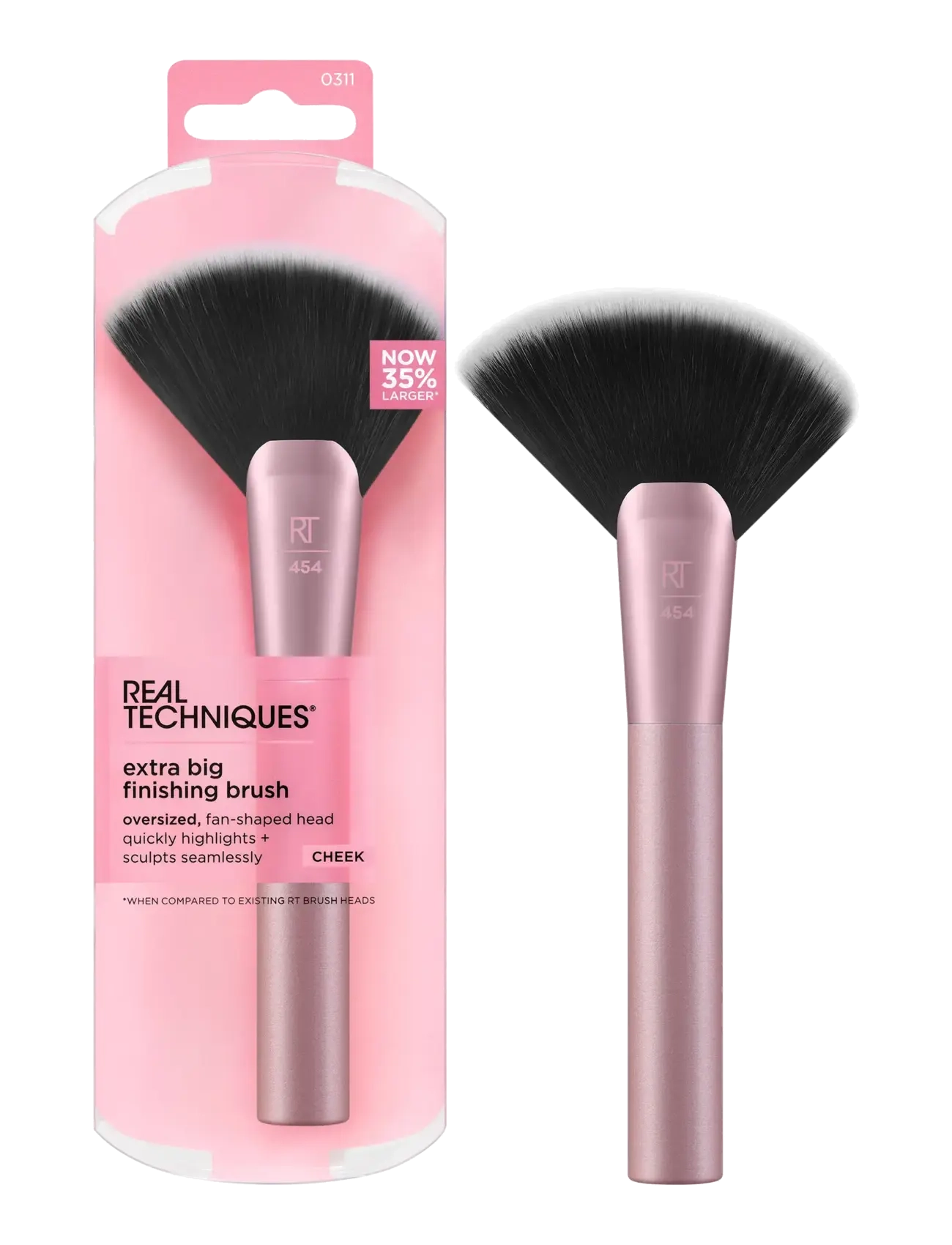 Real Techniques - Real Techniques Extra Big Finishing Brush - no color - 2