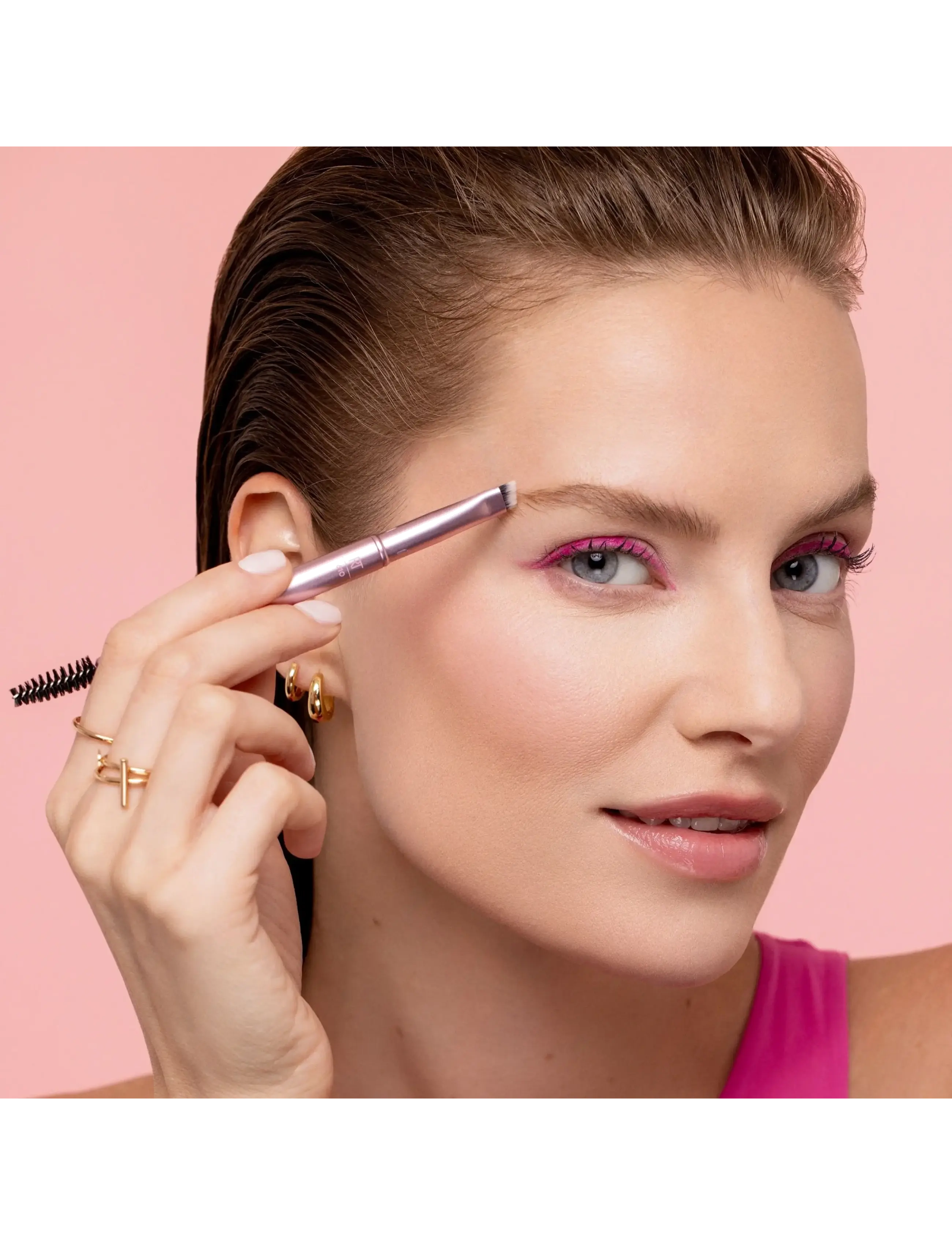 Real Techniques - Real Technique Double Time Retractable Brush Set - giftset - no color - 4