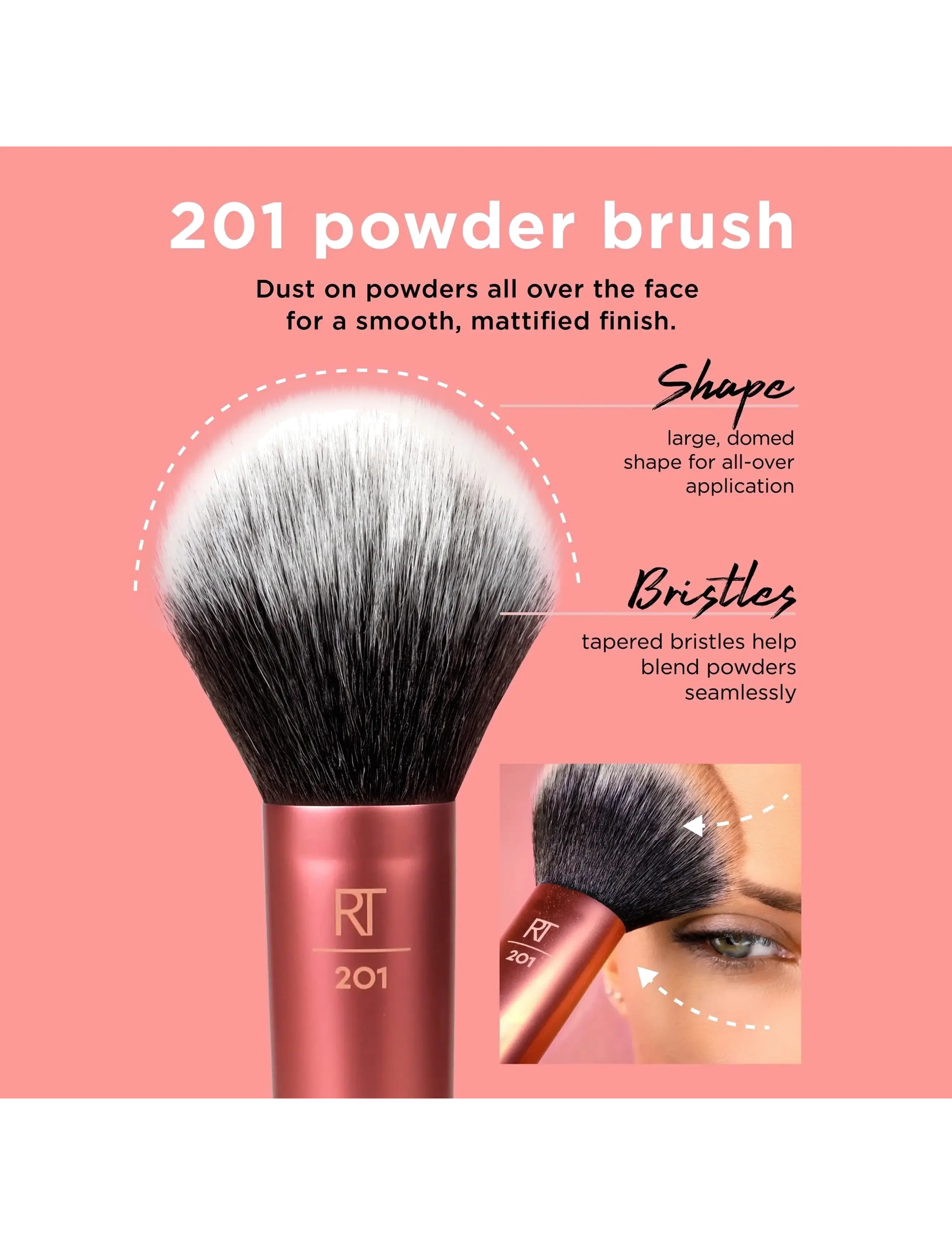 Lindex Real Techniques Powder Brush ansiktsborstar dam – bild 3