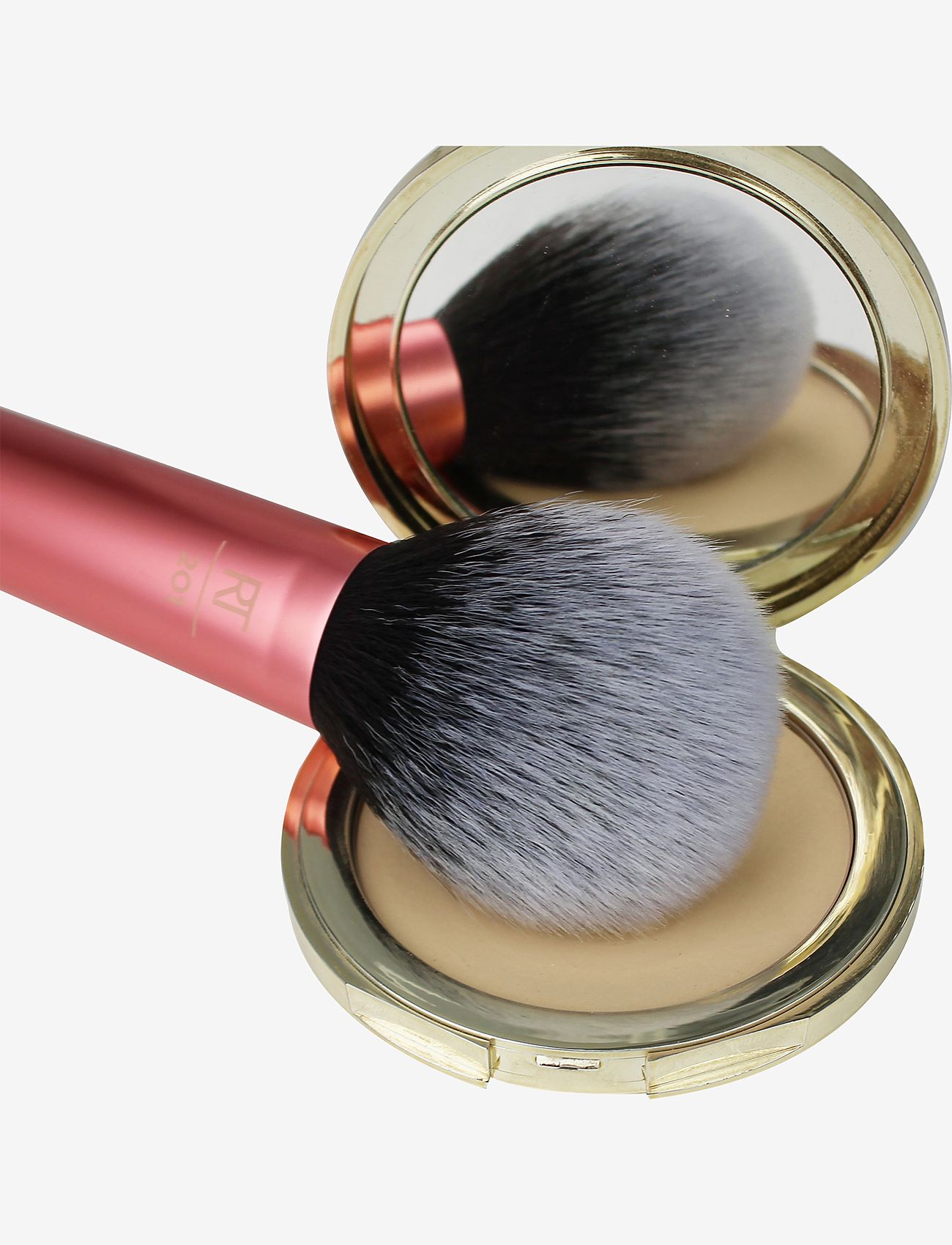 Real Techniques - Real Techniques Powder Brush Multilingual - laveste priser - pink - 2