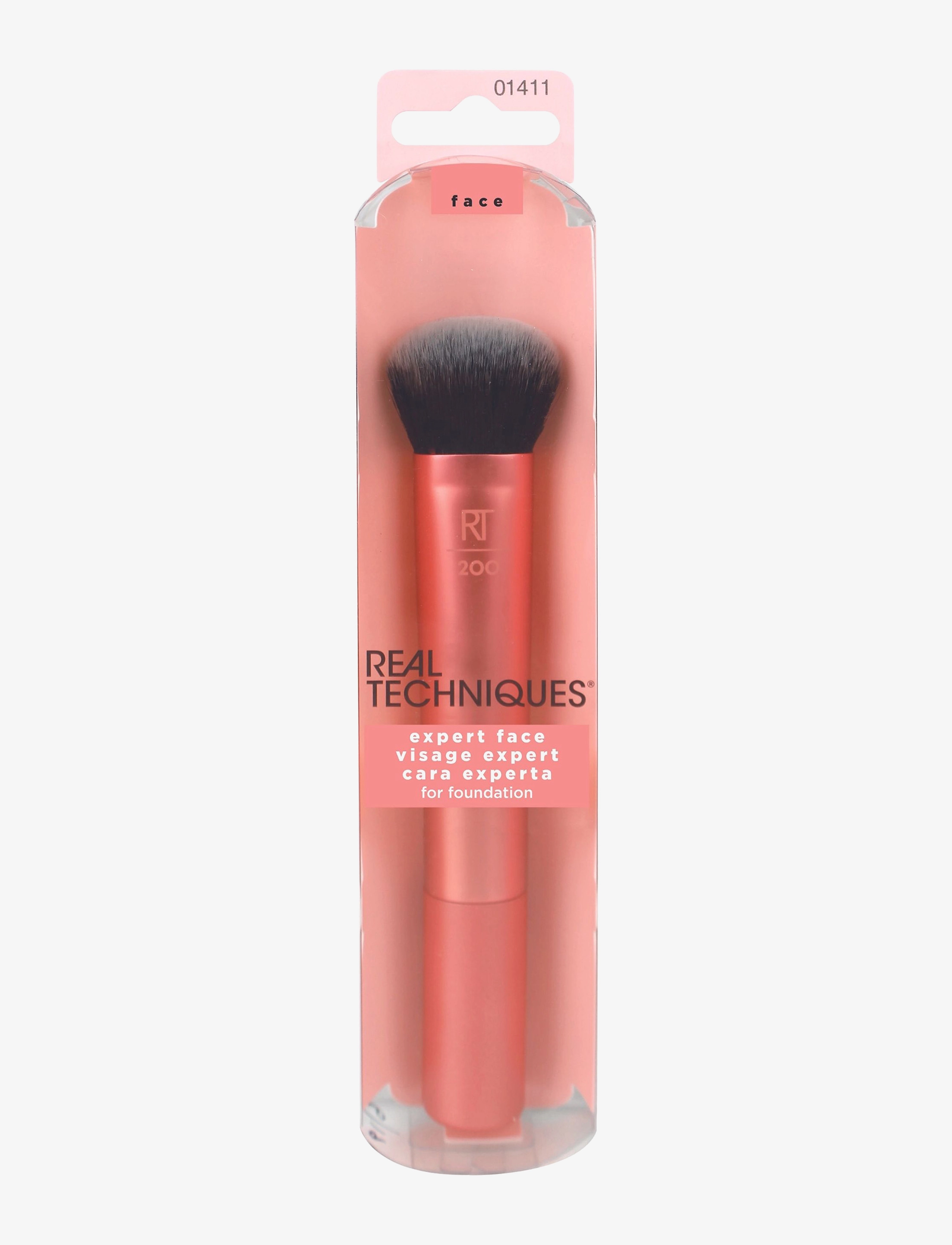 Real Techniques - Real Techniques Expert Face Brush Multilingual - orange - 1
