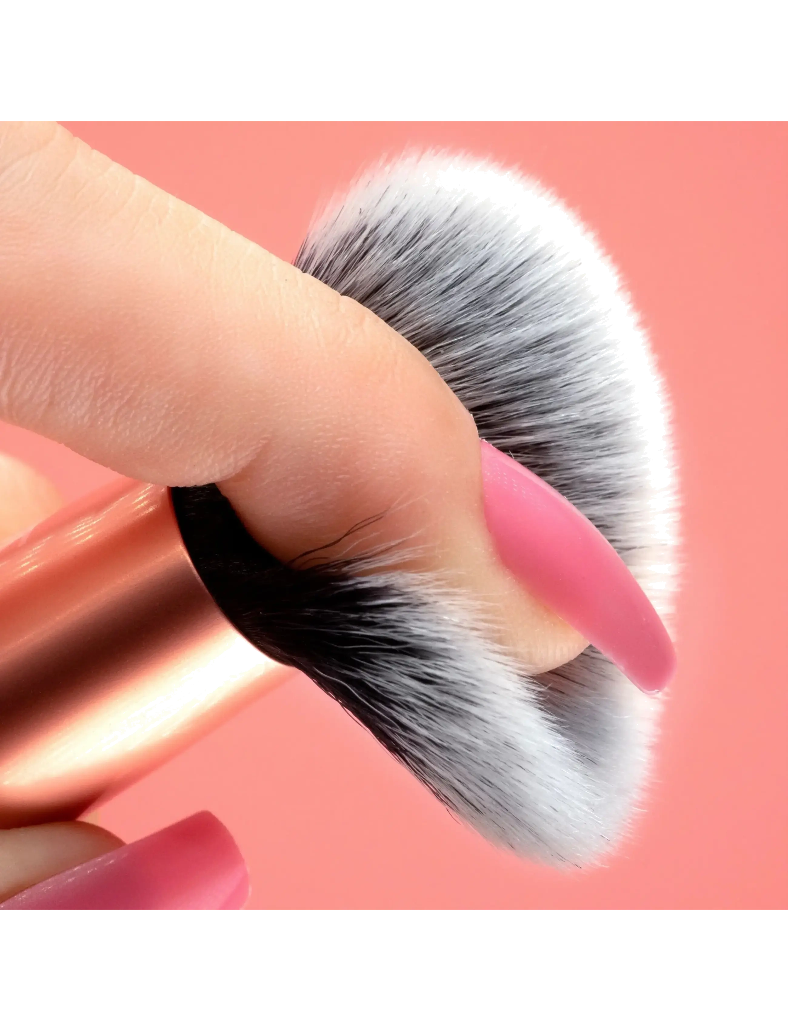 Real Techniques - Real Techniques Expert Face Brush Multilingual - makeup - orange - 5
